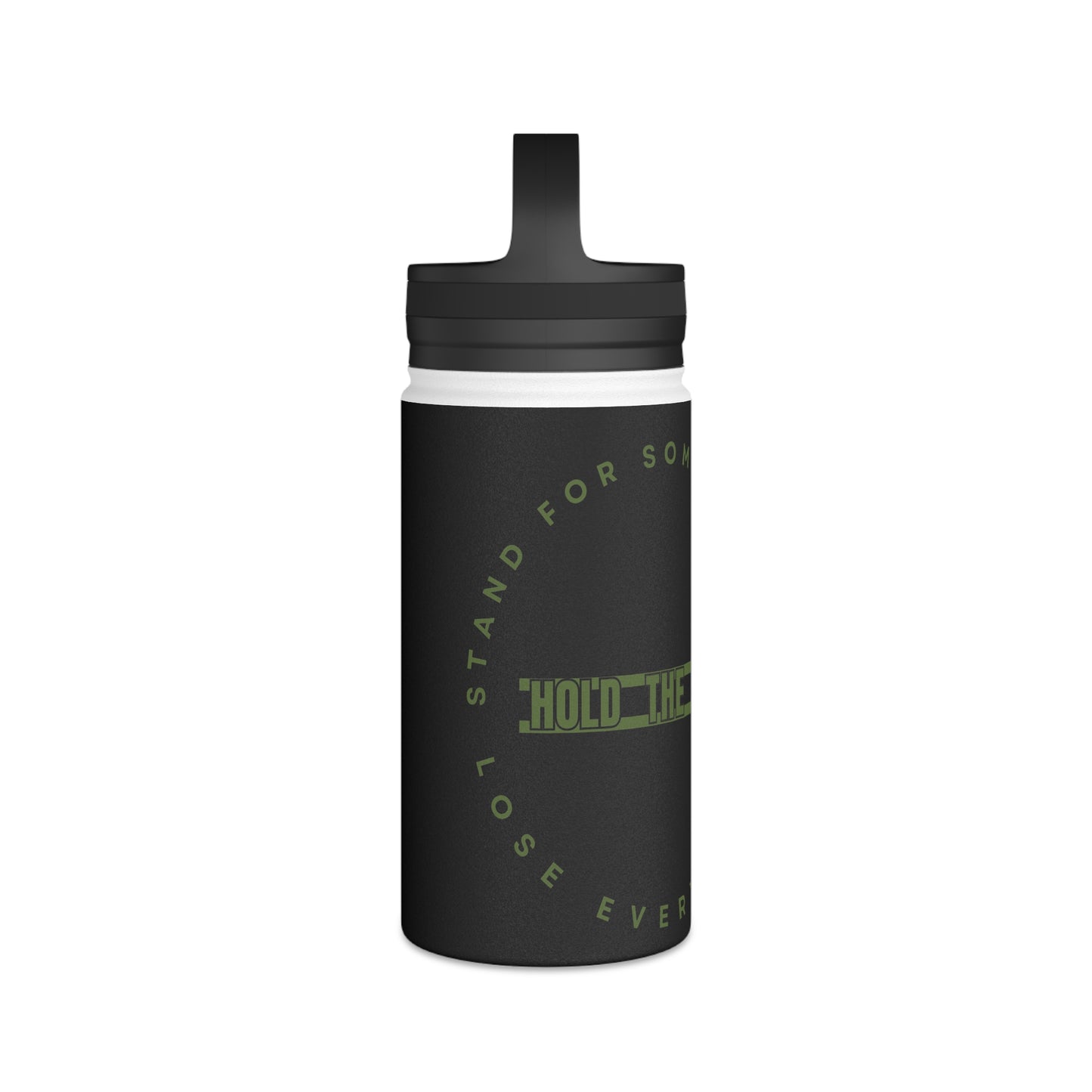 OD Green & Black “Hold The Line” Customizable Stainless Steel Water Bottle