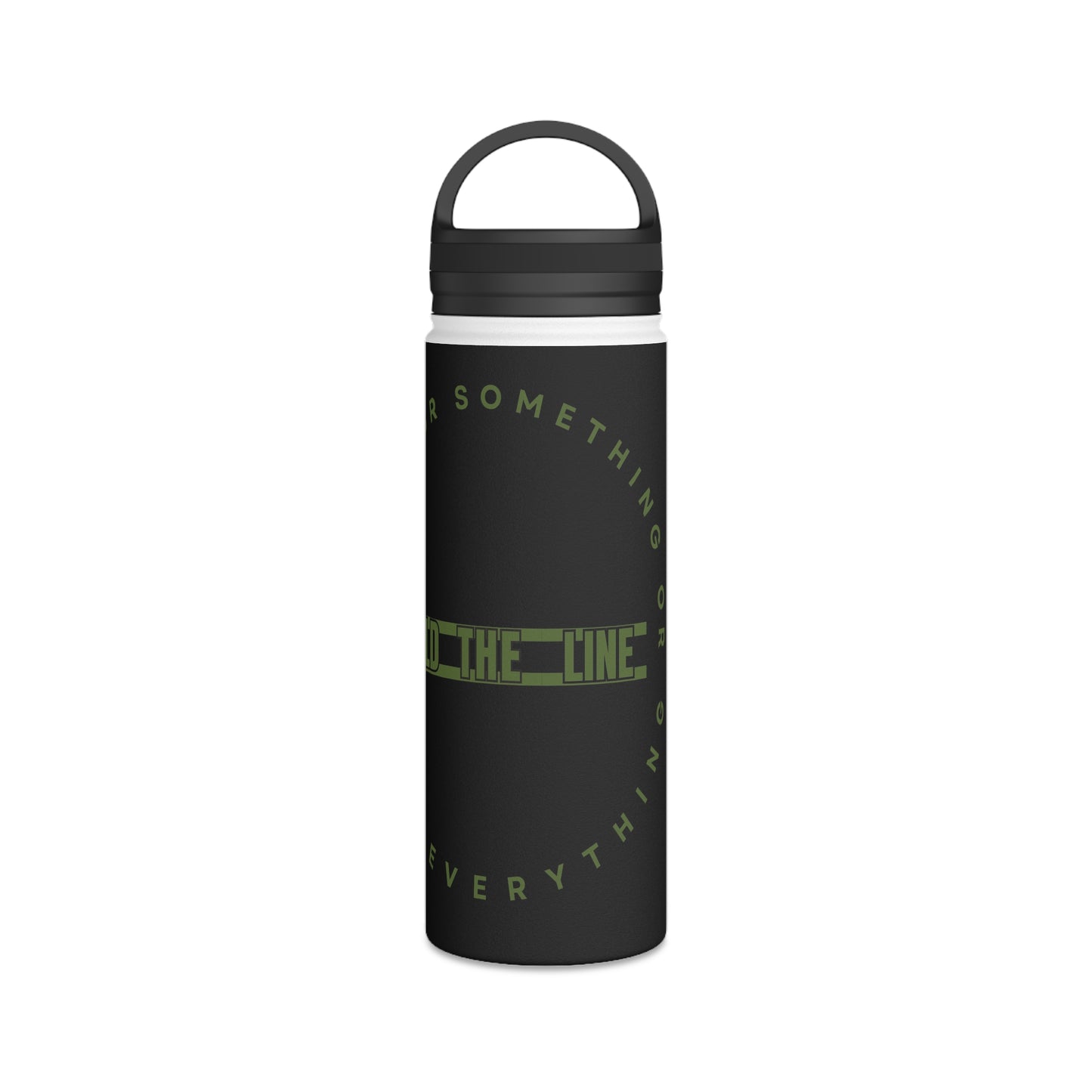 OD Green & Black “Hold The Line” Customizable Stainless Steel Water Bottle
