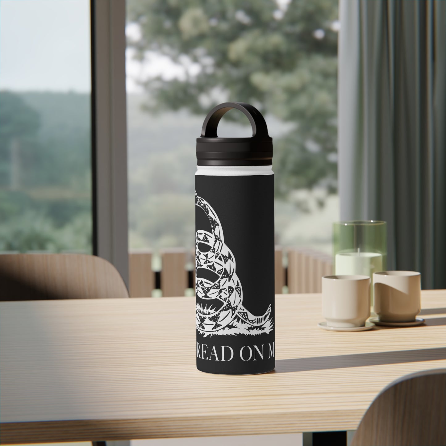 Customizable “Don’t Tread On Me” Stainless Steel Water Bottle