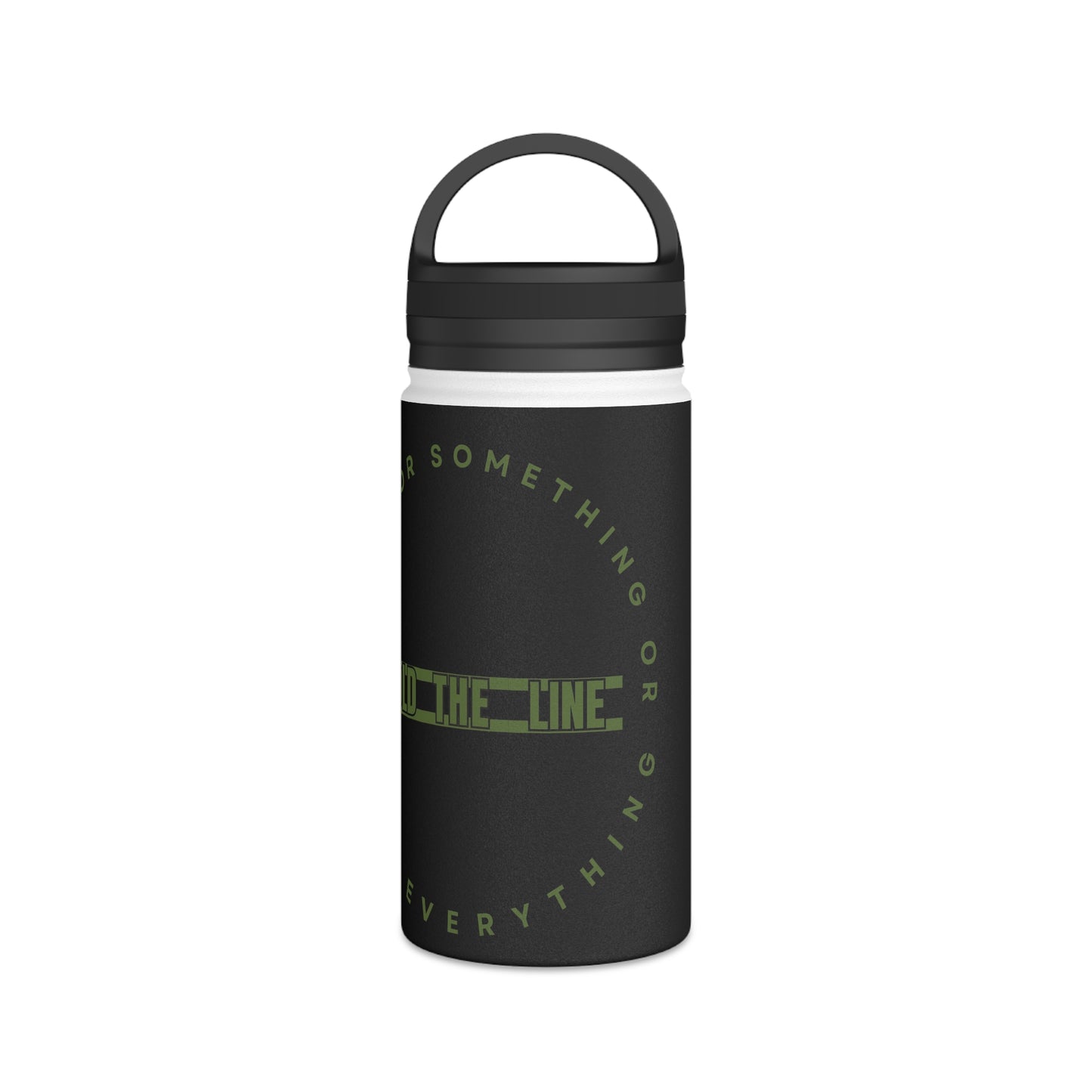 OD Green & Black “Hold The Line” Customizable Stainless Steel Water Bottle