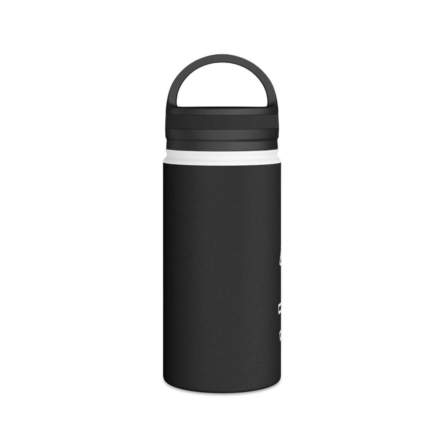 All Hustle No Luck Customizable Stainless Steel Water Bottle