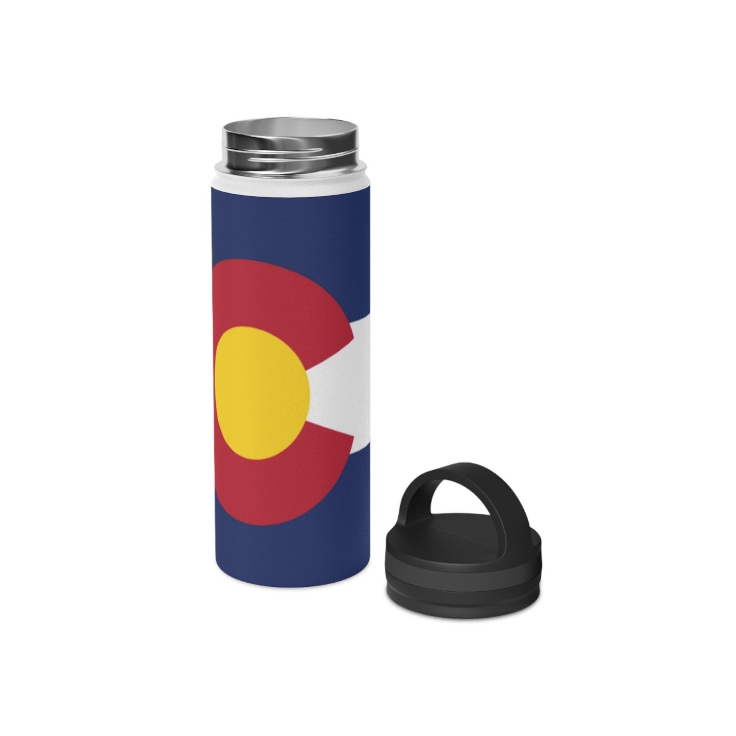Customizable Colorado Flag Stainless Steel Water Bottle