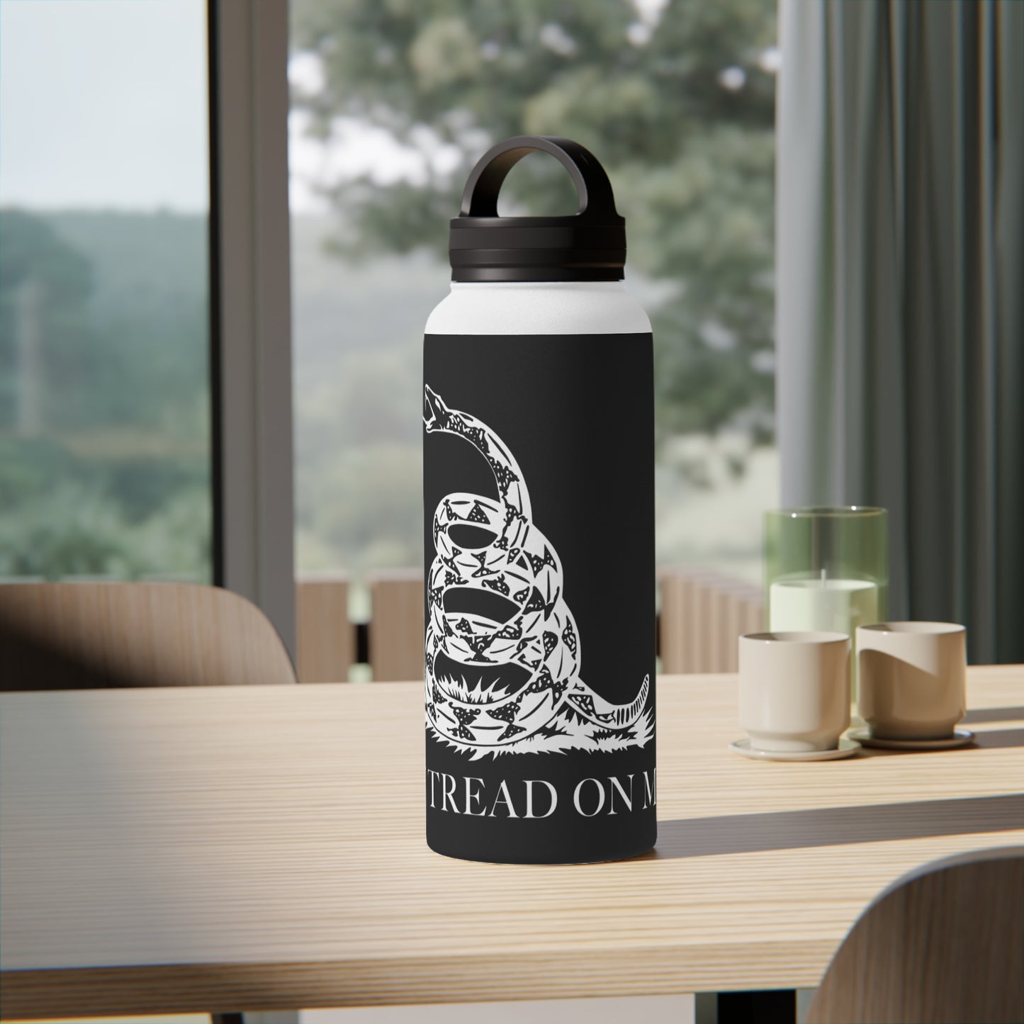 Customizable “Don’t Tread On Me” Stainless Steel Water Bottle