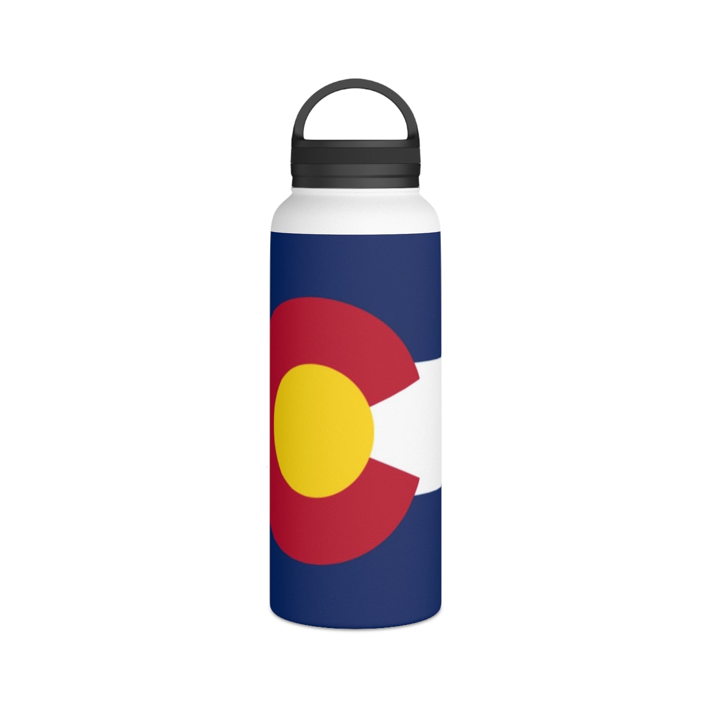 Customizable Colorado Flag Stainless Steel Water Bottle