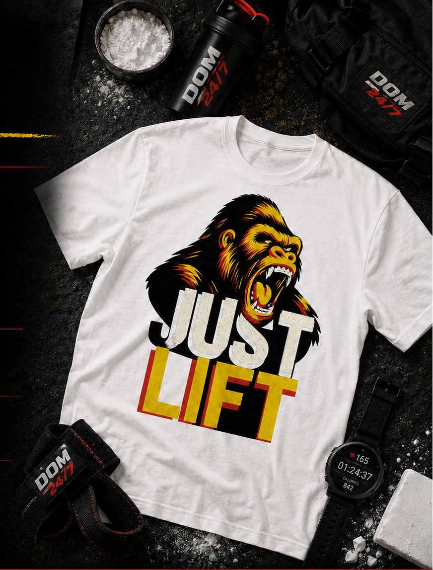 Yellow Just Lift Tee