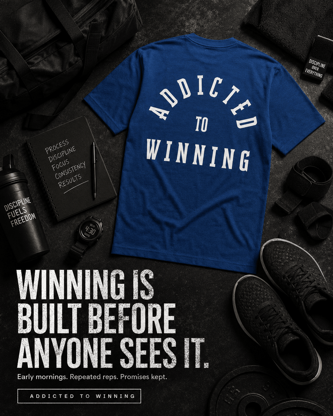 ADDICTED TO WINNING - Discipline Over Motivation 24/7