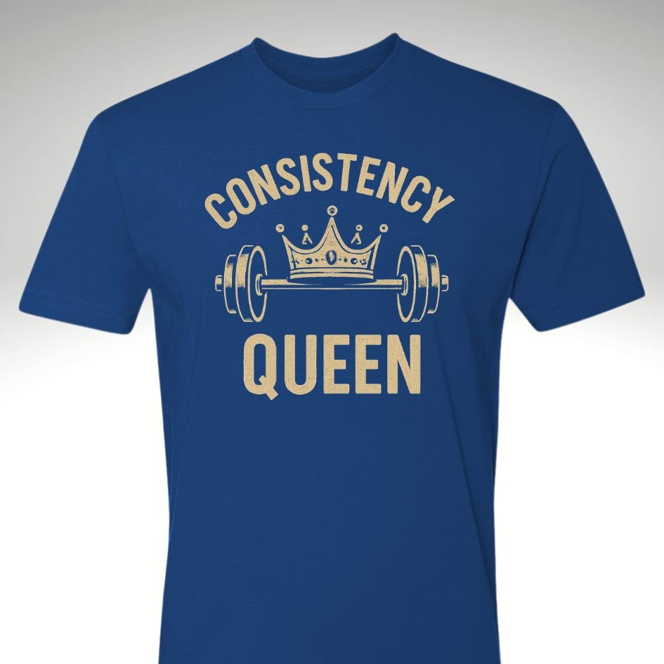 ✨ Consistency Queen Women's Tee✨ - Discipline Over Motivation 24/7