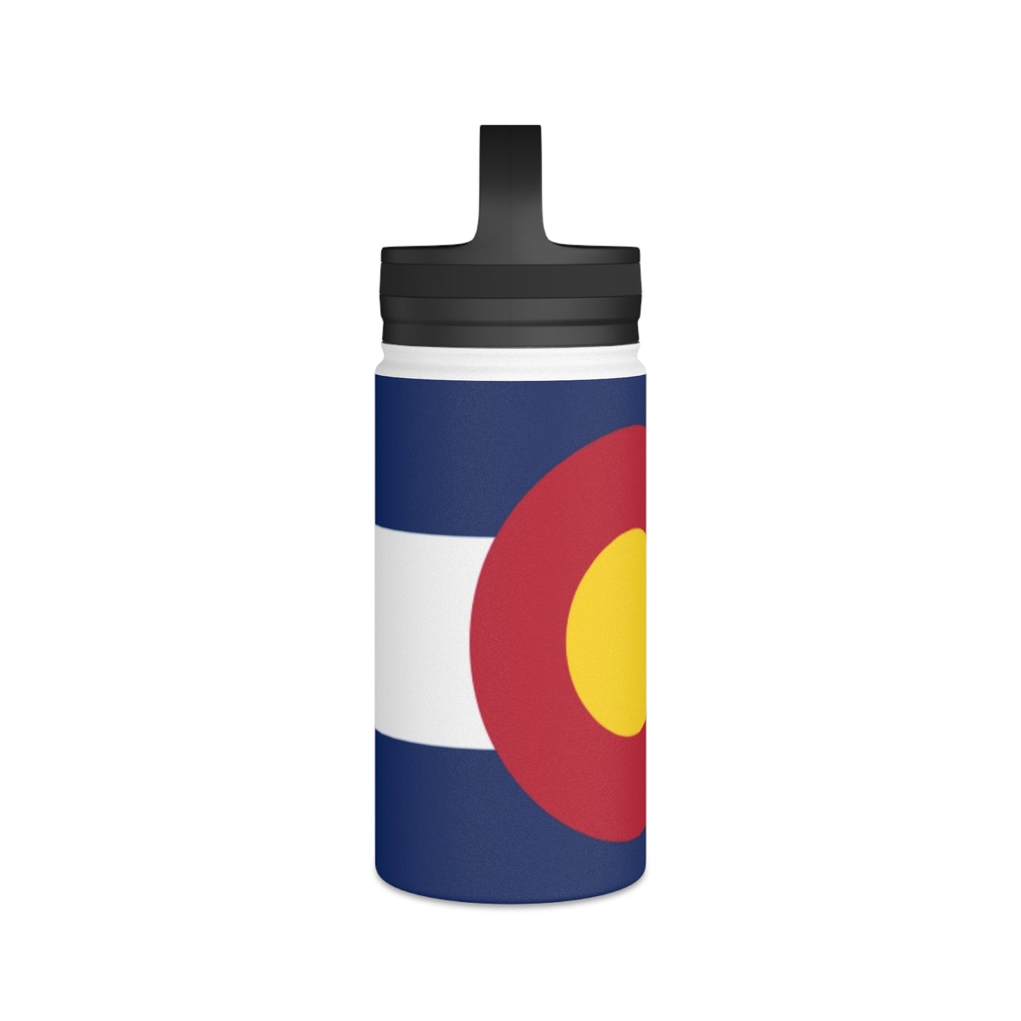 Customizable Colorado Flag Stainless Steel Water Bottle - Discipline Over Motivation 24/7