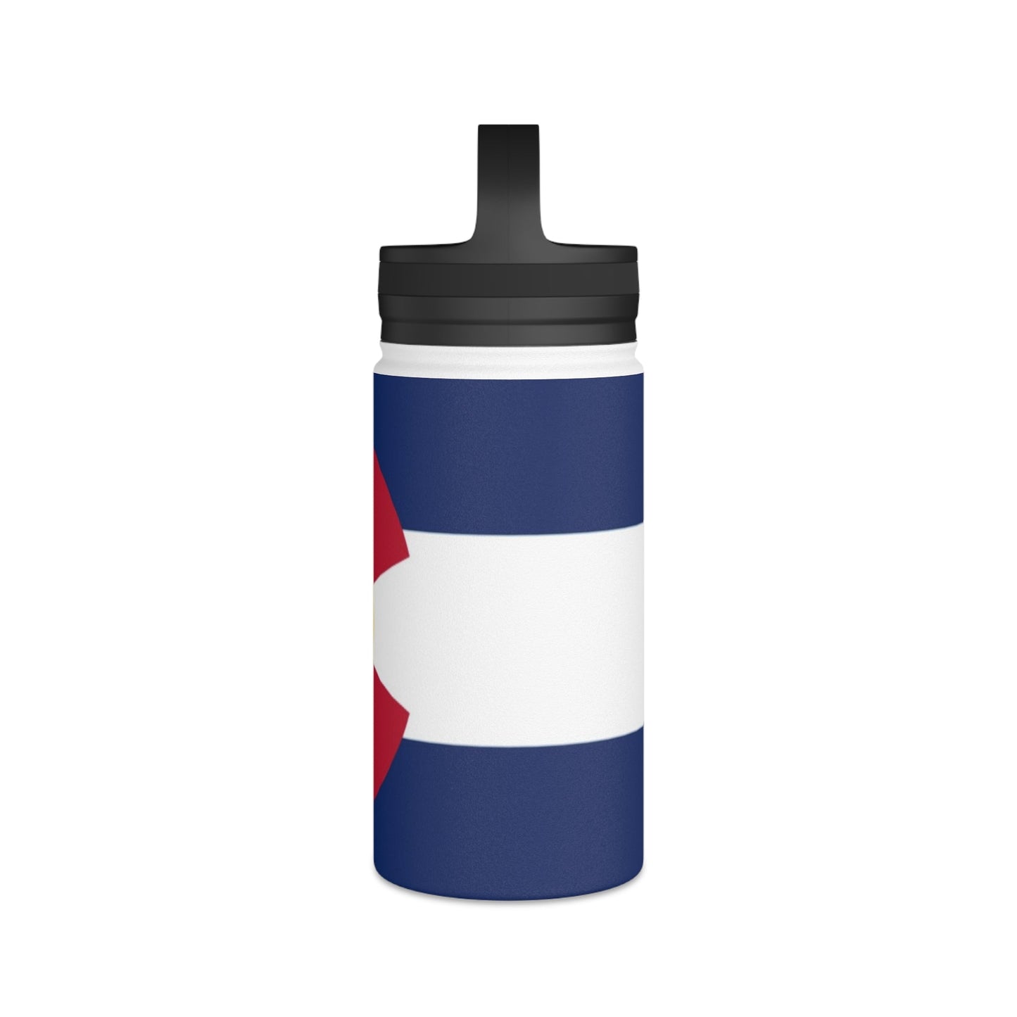 Customizable Colorado Flag Stainless Steel Water Bottle - Discipline Over Motivation 24/7