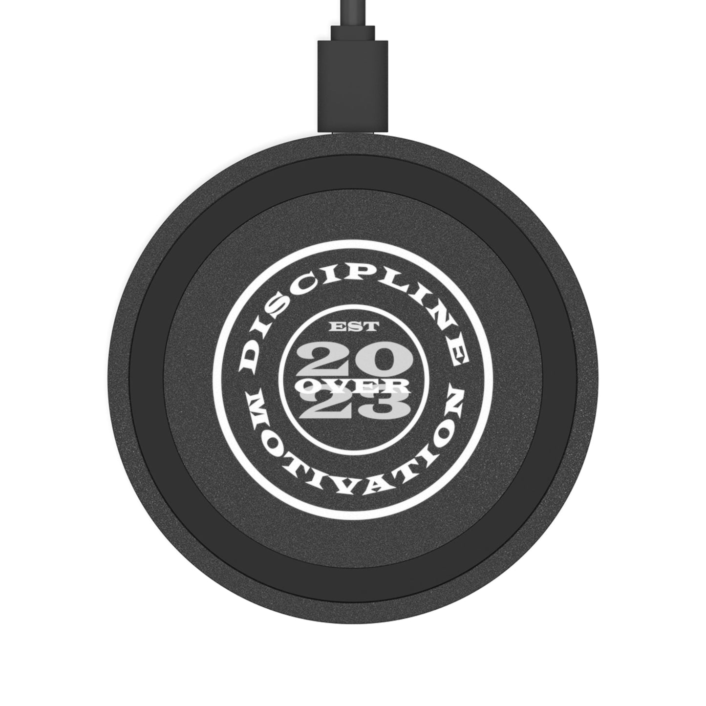 Discipline Over Motivation Wireless Charging Pad - Discipline Over Motivation 24/7