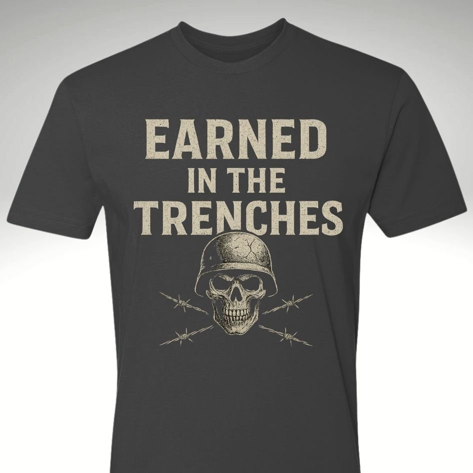 πͺ Earned in the Trenches β Soldier Edition | Motivational Gym & Workout Apparel for Men & Women - Discipline Over Motivation 24/7