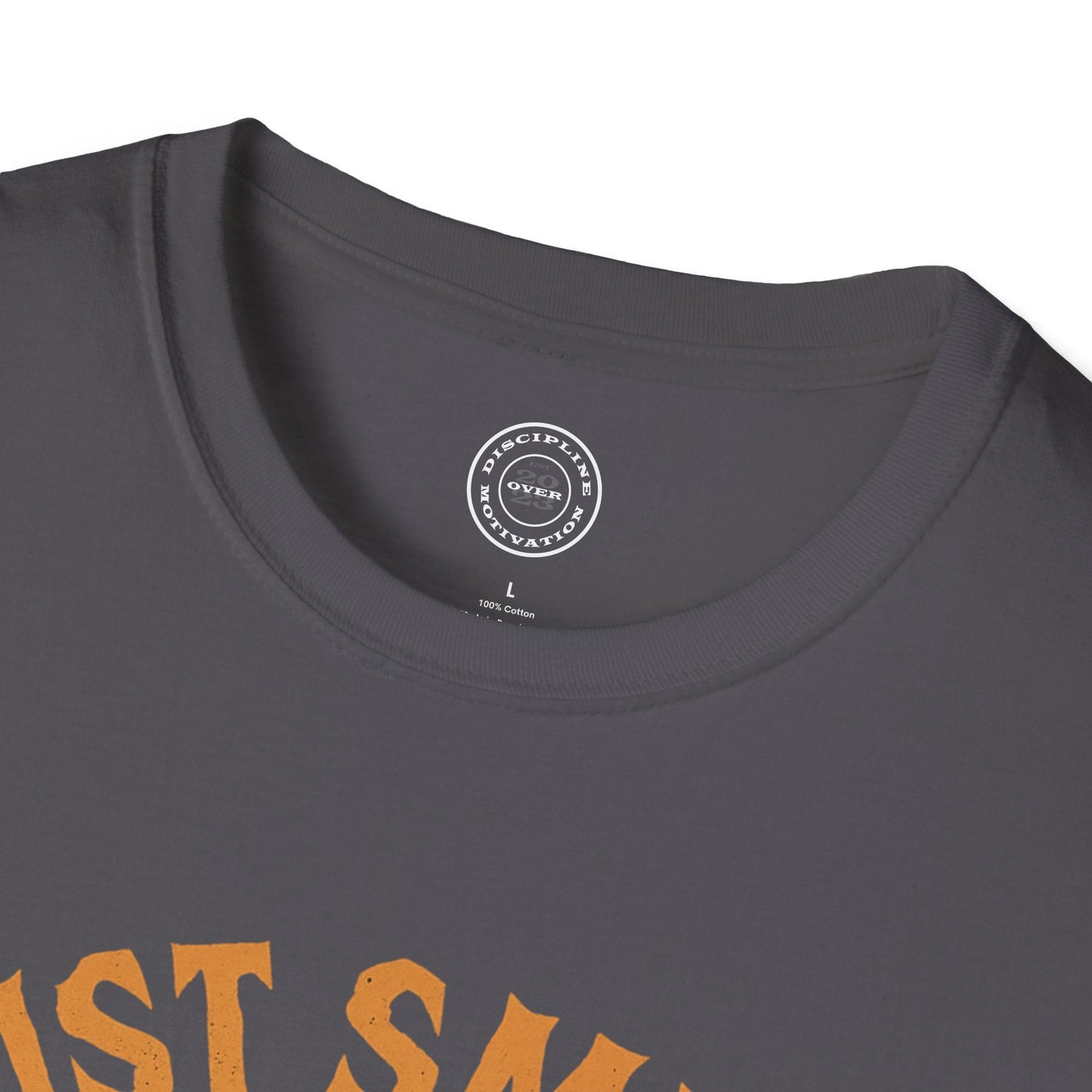 Halloween Orange and Green Skull Just Smile and Lift Heavy Pump Cover Up T-Shirt | Motivational Gym & Weightlifting Apparel - Discipline Over Motivation 24/7