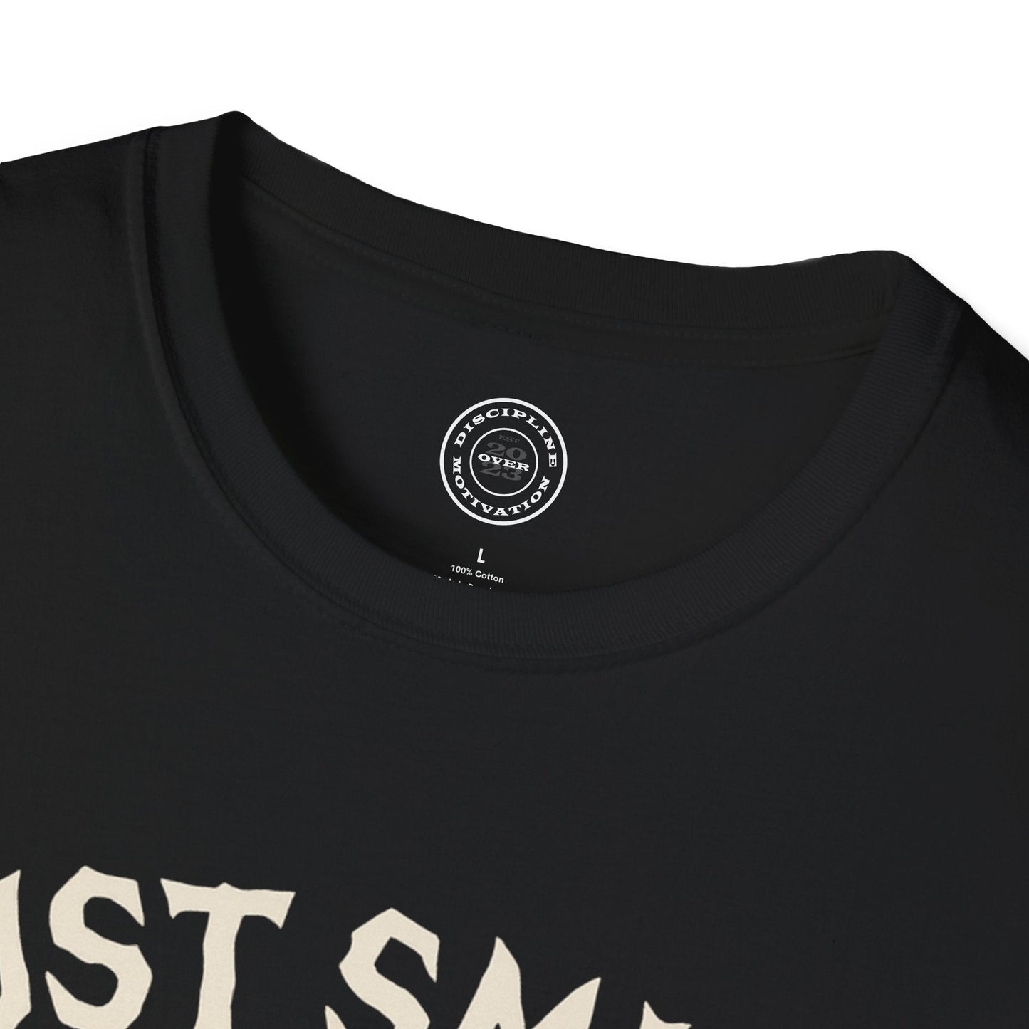 Halloween Orange and White Jack O Lantern Just Smile and Lift Heavy Pump Cover Up T-Shirt | Motivational Gym & Weightlifting Apparel - Discipline Over Motivation 24/7