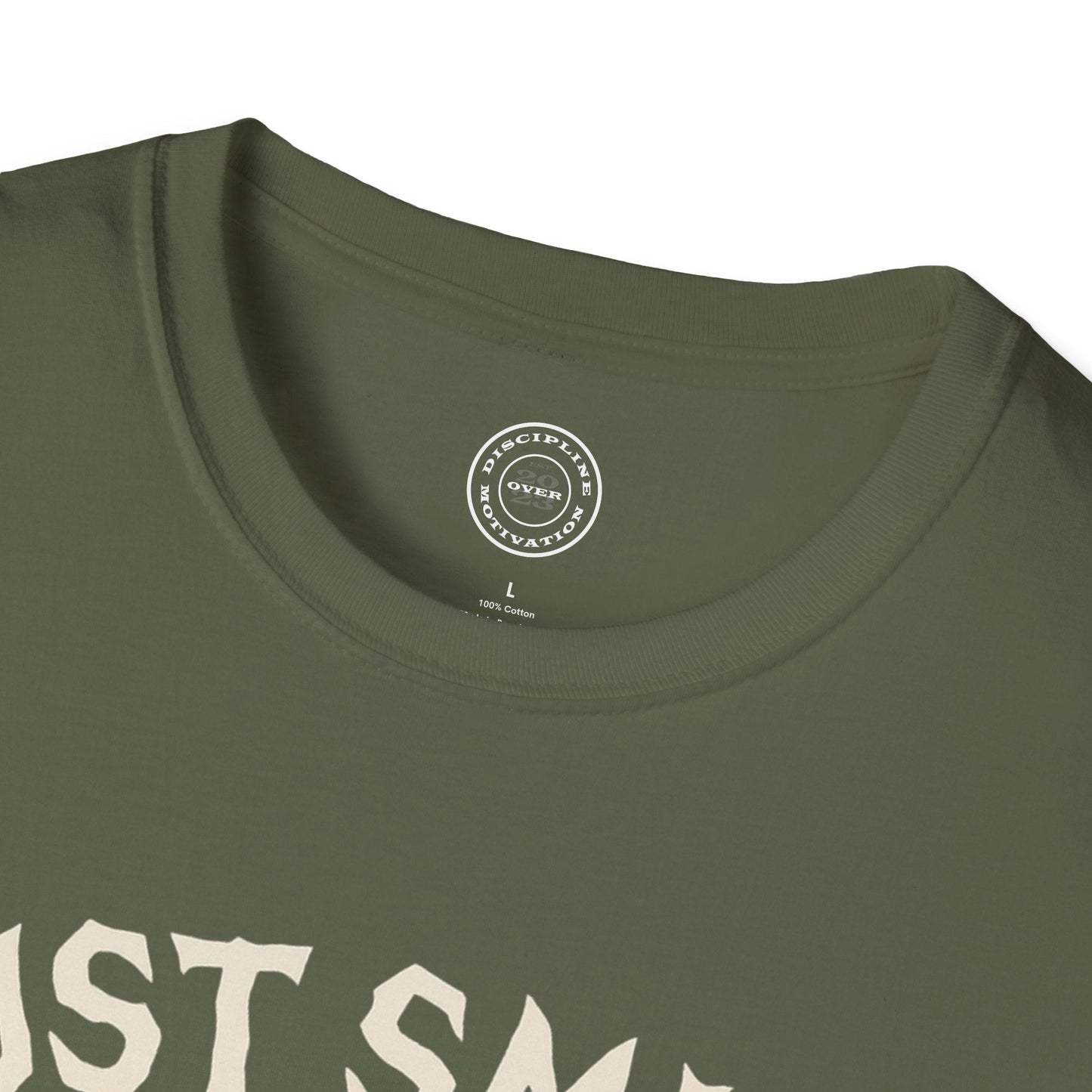 Halloween Orange and White Jack O Lantern Just Smile and Lift Heavy Pump Cover Up T-Shirt | Motivational Gym & Weightlifting Apparel - Discipline Over Motivation 24/7