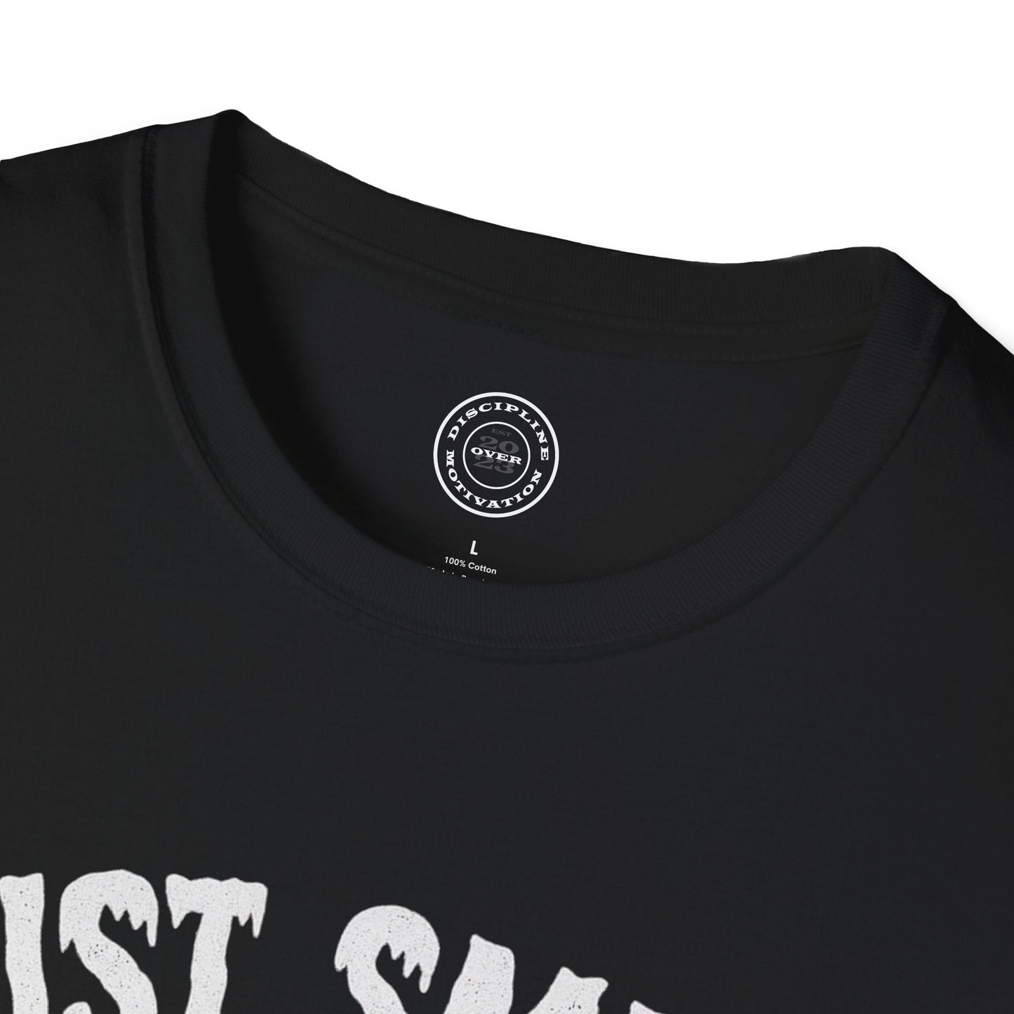 Halloween Spooky Just Smile and Lift Heavy Pump Cover Up T-Shirt | Motivational Gym & Weightlifting Apparel - Discipline Over Motivation 24/7