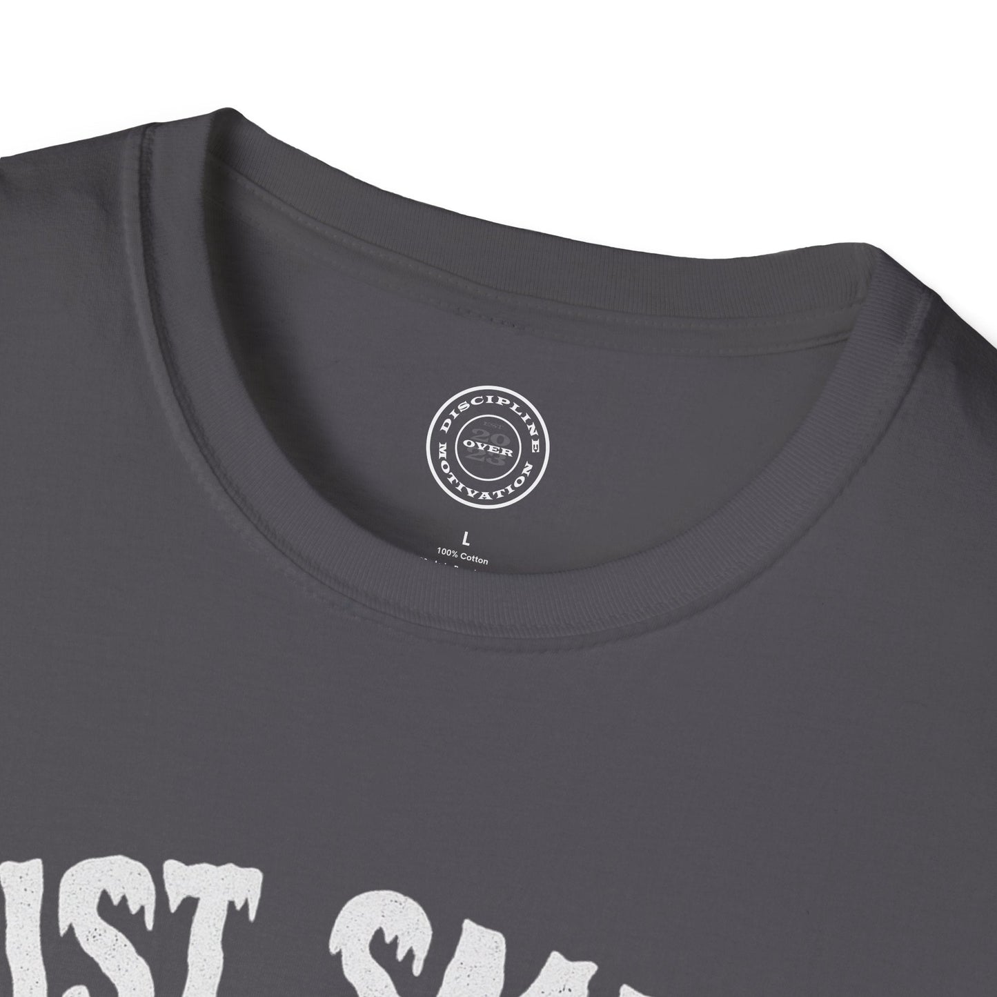 Halloween Spooky Just Smile and Lift Heavy Pump Cover Up T-Shirt | Motivational Gym & Weightlifting Apparel - Discipline Over Motivation 24/7