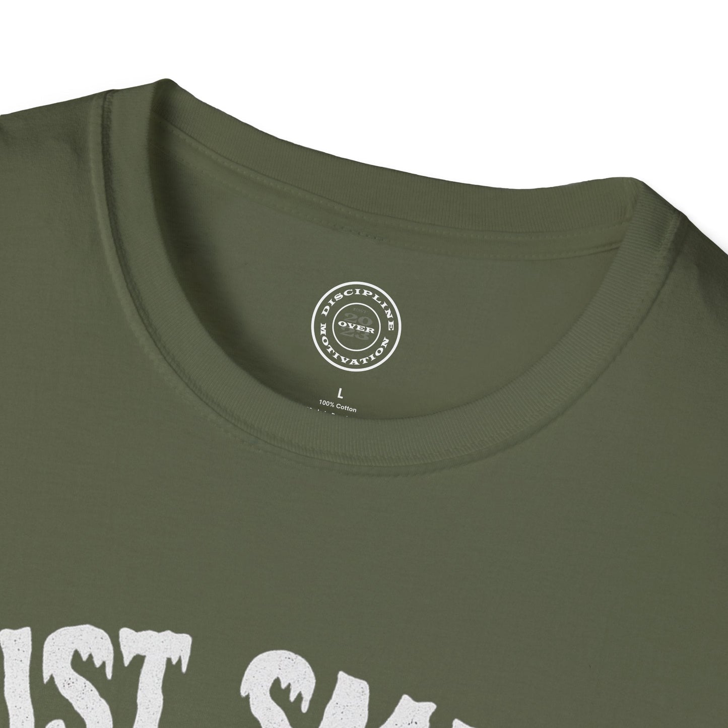Halloween Spooky Just Smile and Lift Heavy Pump Cover Up T-Shirt | Motivational Gym & Weightlifting Apparel - Discipline Over Motivation 24/7