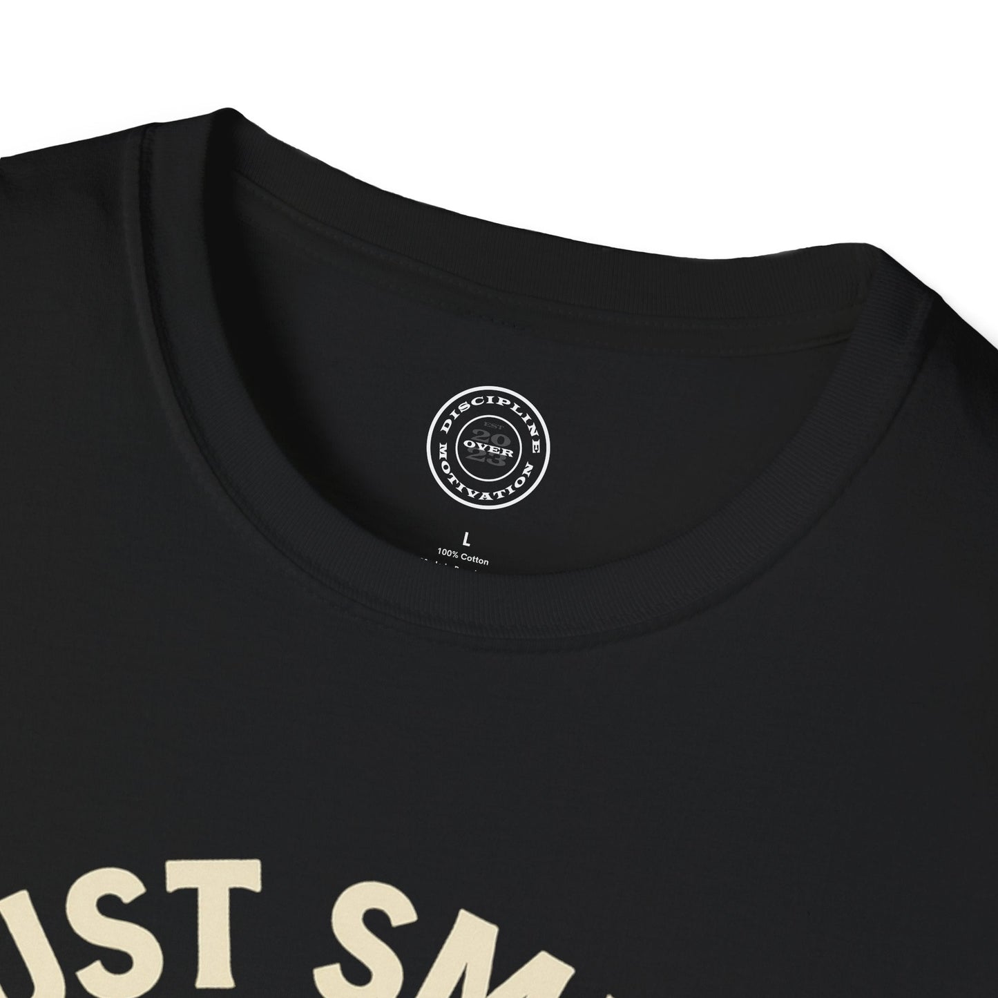 Jacked Just Smile and Lift Heavy Pump Cover Up T-Shirt | Motivational Gym & Weightlifting Apparel - Discipline Over Motivation 24/7
