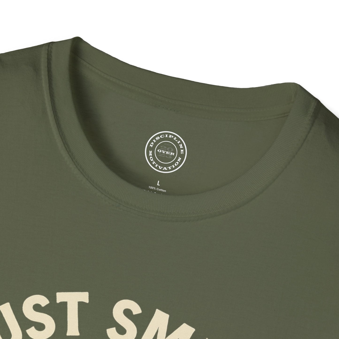 Jacked Just Smile and Lift Heavy Pump Cover Up T-Shirt | Motivational Gym & Weightlifting Apparel - Discipline Over Motivation 24/7