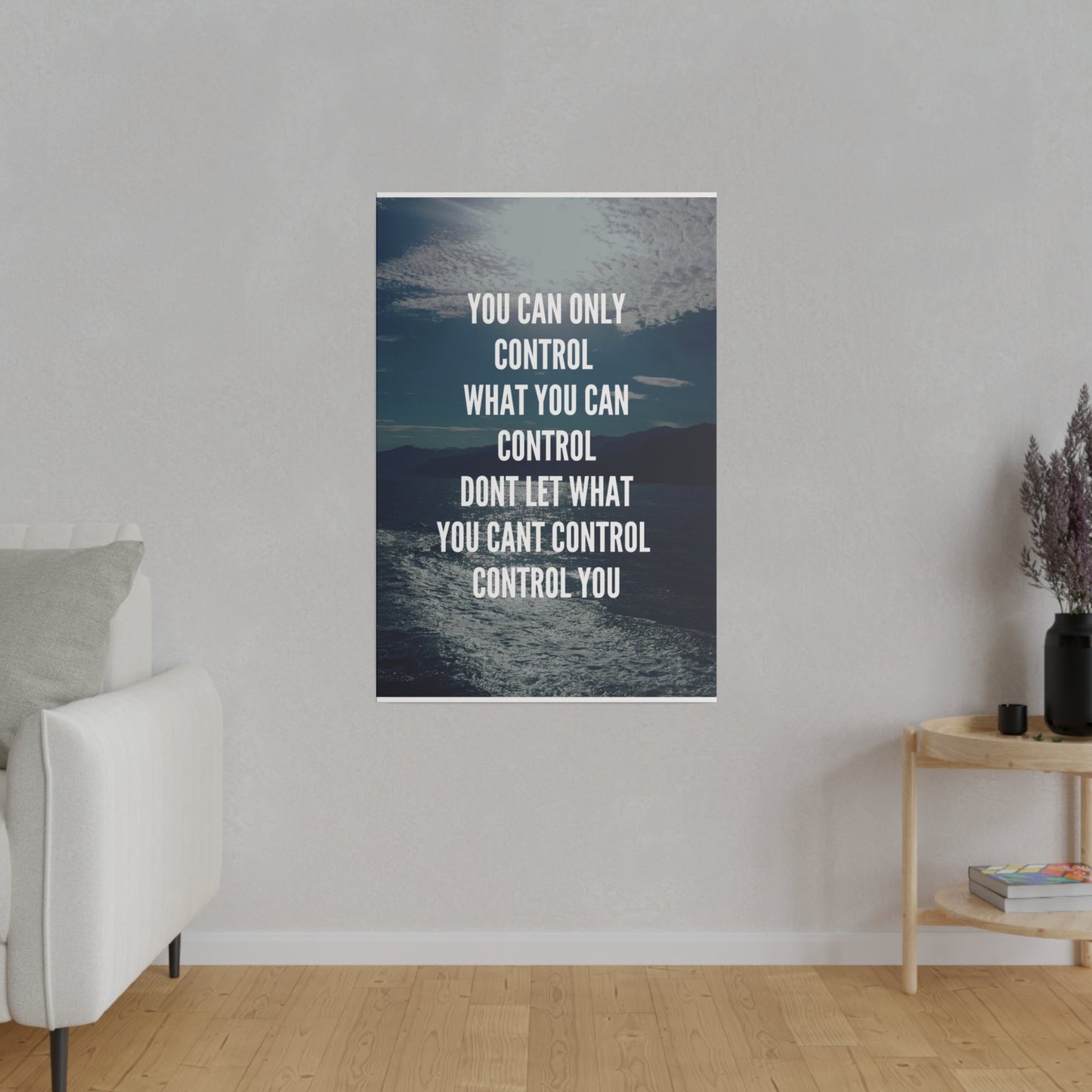 Jalisco Mountains Meet Water Motivational Art | Inspirational Quote | Wall Decor | Print Options - Discipline Over Motivation 247
