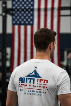PATRIOTIC OUTLIER 4TH OF JULY EDITION - Discipline Over Motivation 24/7
