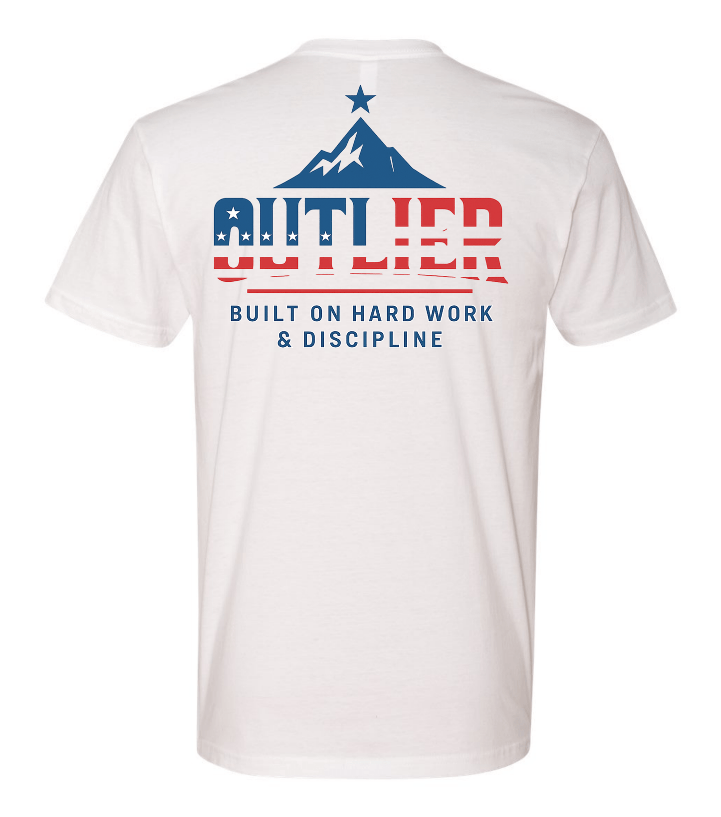 Patriotic OUTLIER T-Shirt - Discipline Over Motivation 24/7