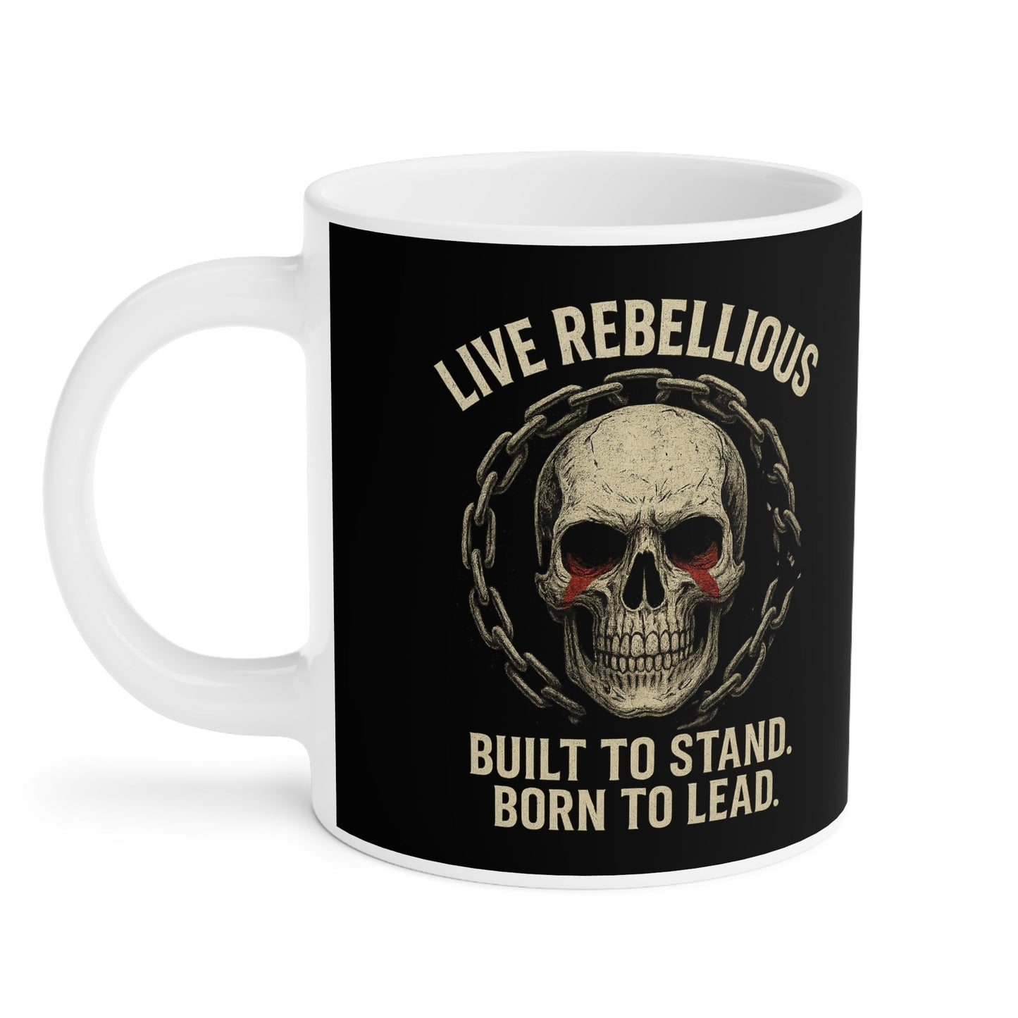 Pirates Live Rebellious Motivational Coffee Mug | Bold Quote Cup for Leaders, Entrepreneurs & Hustlers | Gift for Risk - Takers - Discipline Over Motivation 24/7