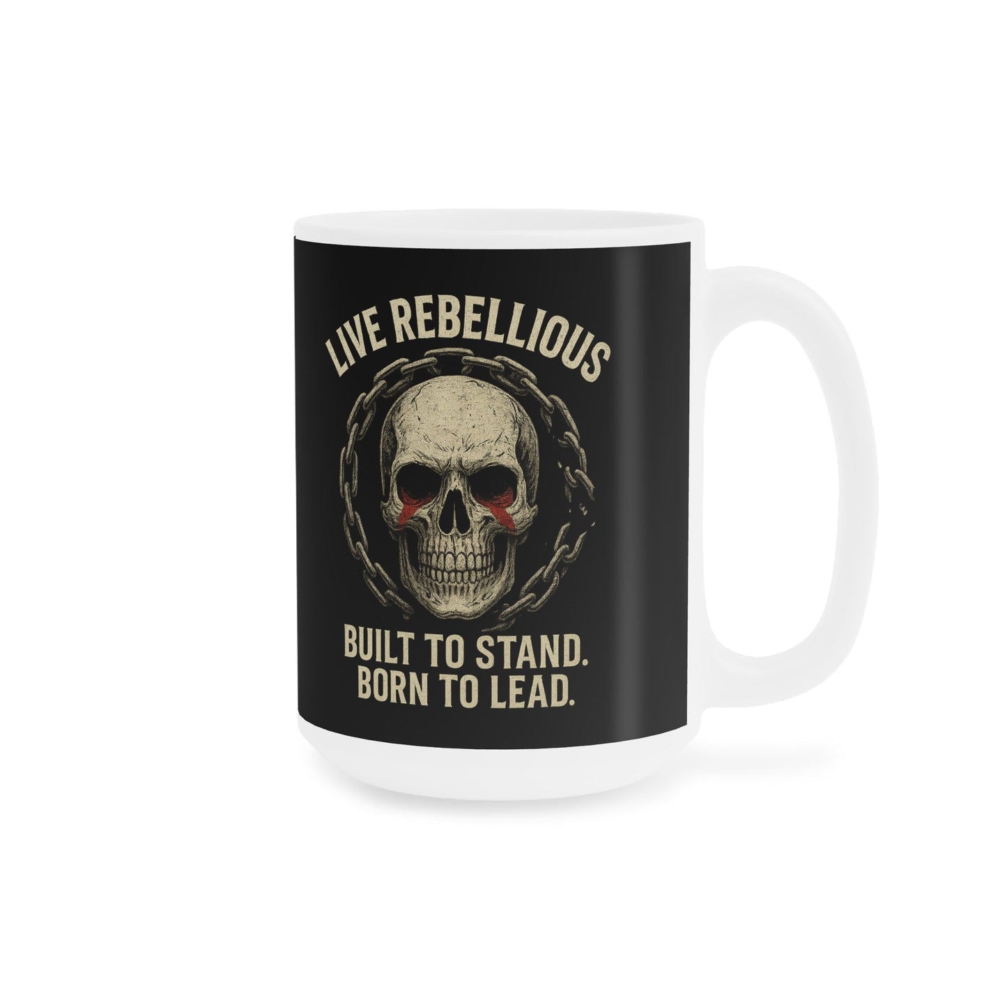 Pirates Live Rebellious Motivational Coffee Mug | Bold Quote Cup for Leaders, Entrepreneurs & Hustlers | Gift for Risk - Takers - Discipline Over Motivation 24/7