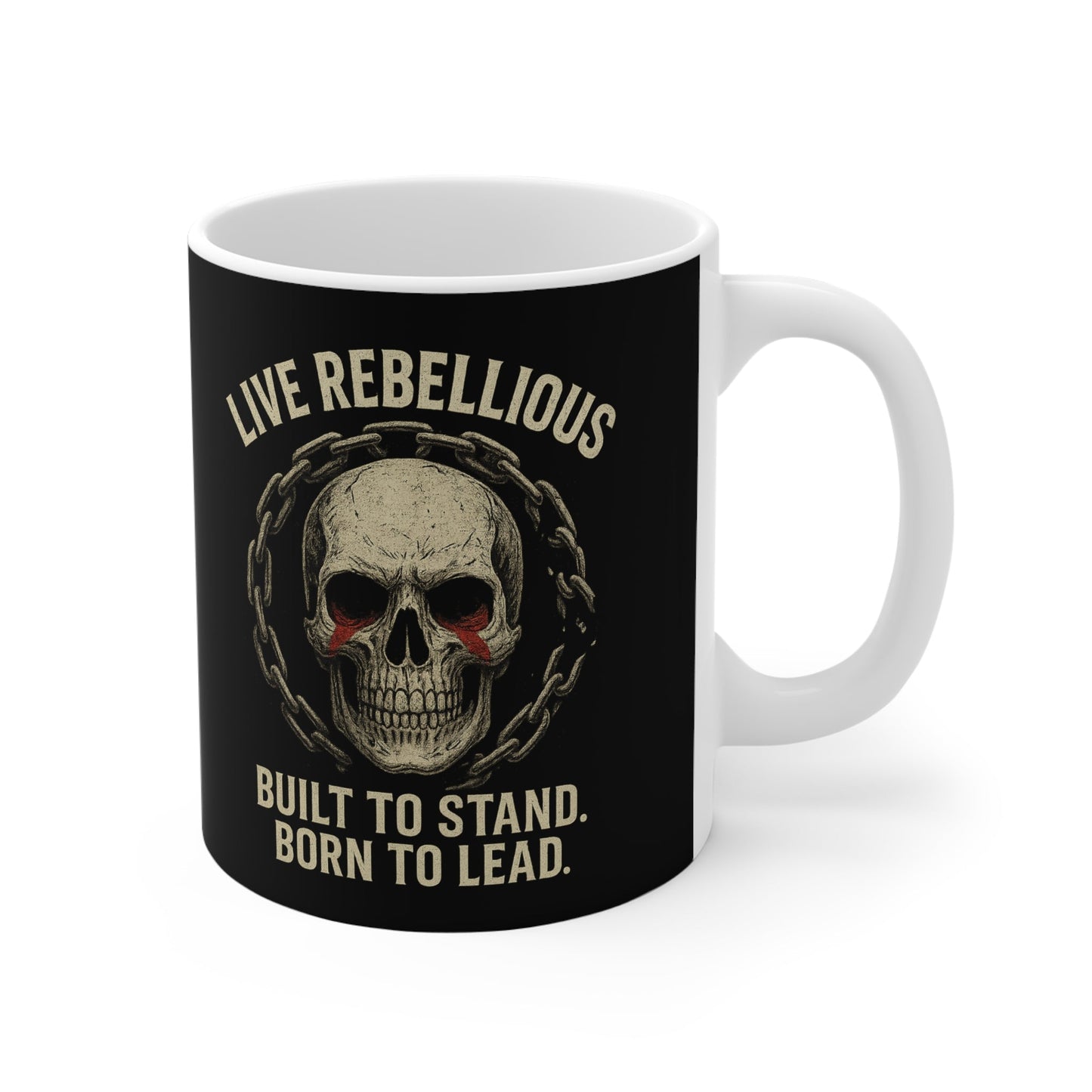 Pirates Live Rebellious Motivational Coffee Mug | Bold Quote Cup for Leaders, Entrepreneurs & Hustlers | Gift for Risk - Takers - Discipline Over Motivation 24/7