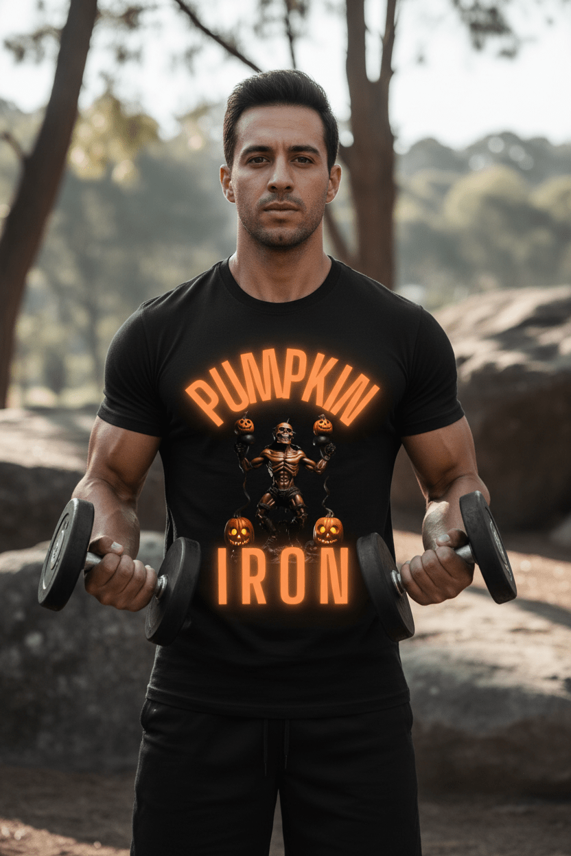 PUMPKIN IRON — SHREDDED SKELETON EDITION - Discipline Over Motivation 24/7