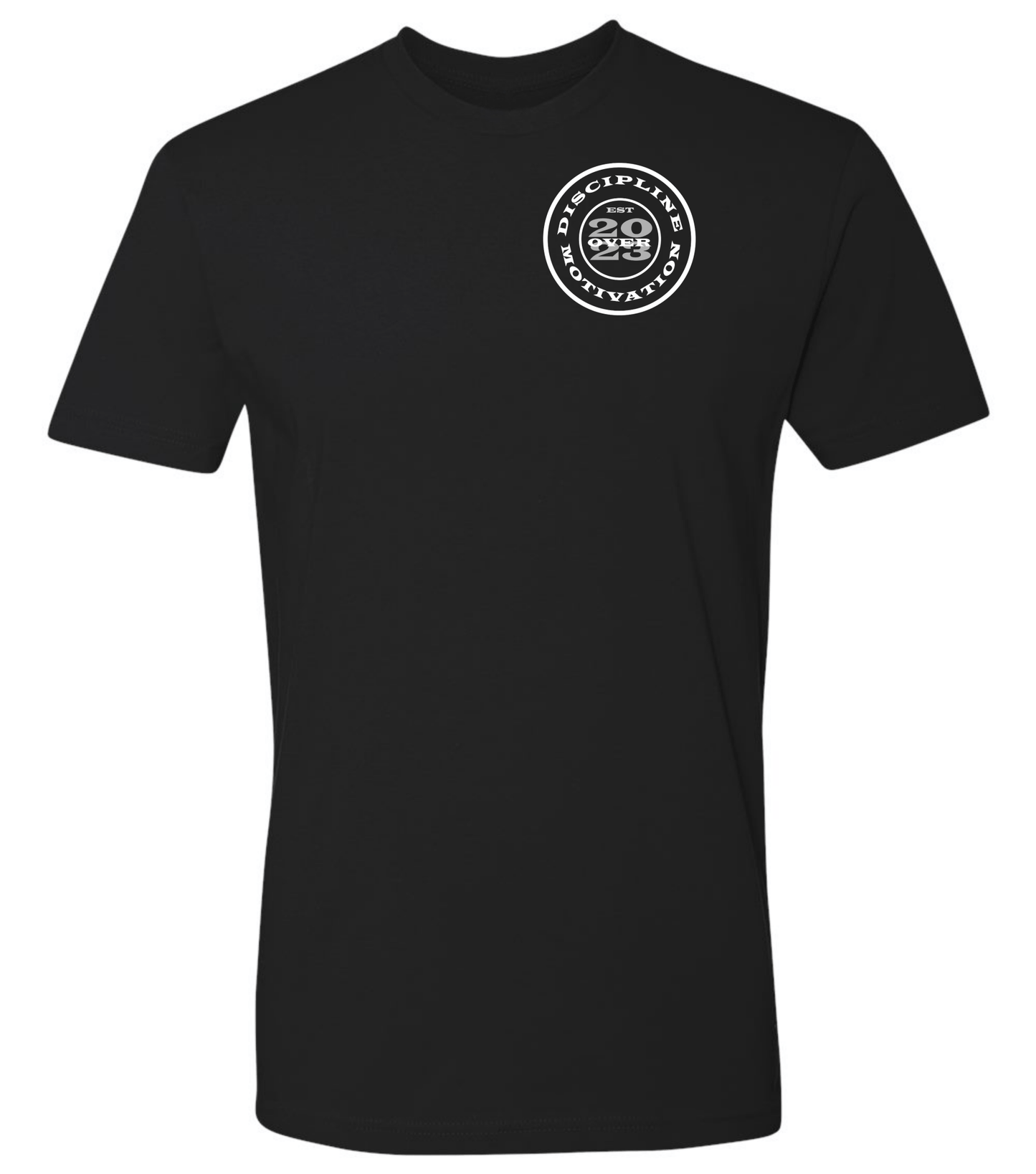 Stay Disciplined Become Unstoppable Soft Cotton Crew Tee - Discipline Over Motivation 24/7