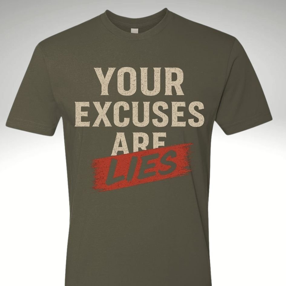 The Bold Red Lies | Motivational Gym & Workout Apparel for Men & Women - Discipline Over Motivation 24/7