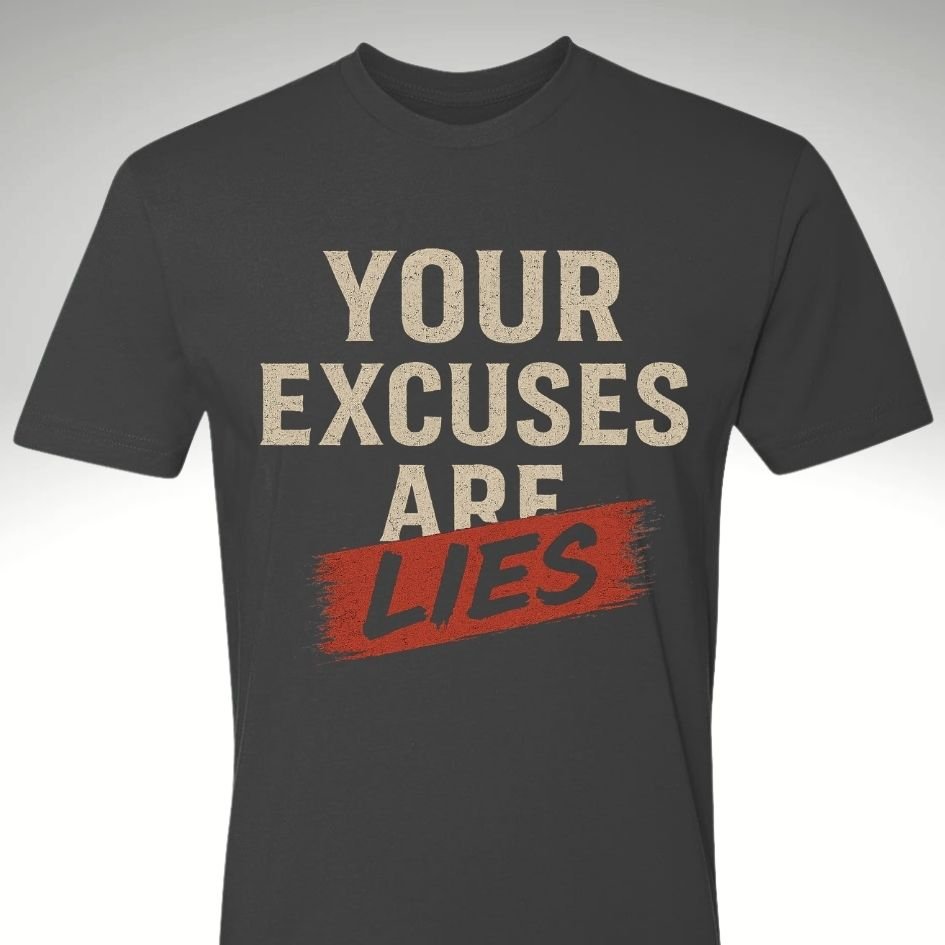 The Bold Red Lies | Motivational Gym & Workout Apparel for Men & Women - Discipline Over Motivation 24/7