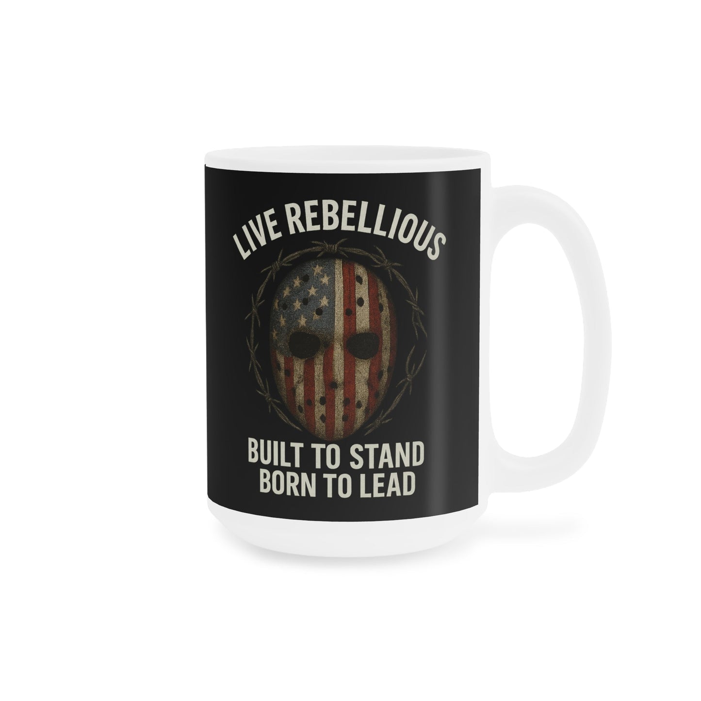 War Ready Live Rebellious Motivational Coffee Mug | Bold Quote Cup for Leaders, Entrepreneurs & Hustlers | Gift for Risk - Takers - Discipline Over Motivation 24/7