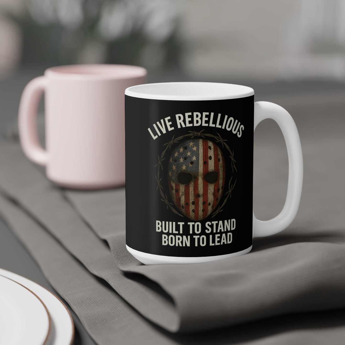 War Ready Live Rebellious Motivational Coffee Mug | Bold Quote Cup for Leaders, Entrepreneurs & Hustlers | Gift for Risk - Takers - Discipline Over Motivation 24/7