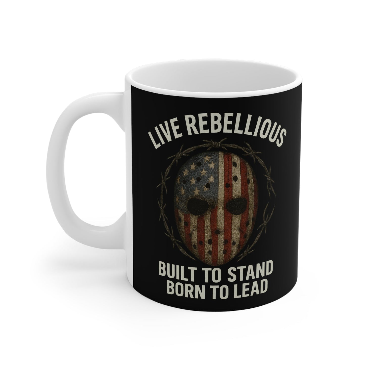 War Ready Live Rebellious Motivational Coffee Mug | Bold Quote Cup for Leaders, Entrepreneurs & Hustlers | Gift for Risk - Takers - Discipline Over Motivation 24/7