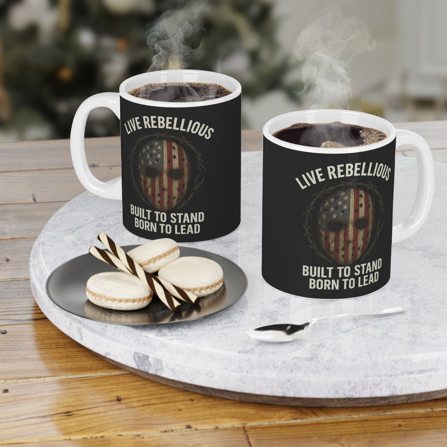 War Ready Live Rebellious Motivational Coffee Mug | Bold Quote Cup for Leaders, Entrepreneurs & Hustlers | Gift for Risk - Takers - Discipline Over Motivation 24/7