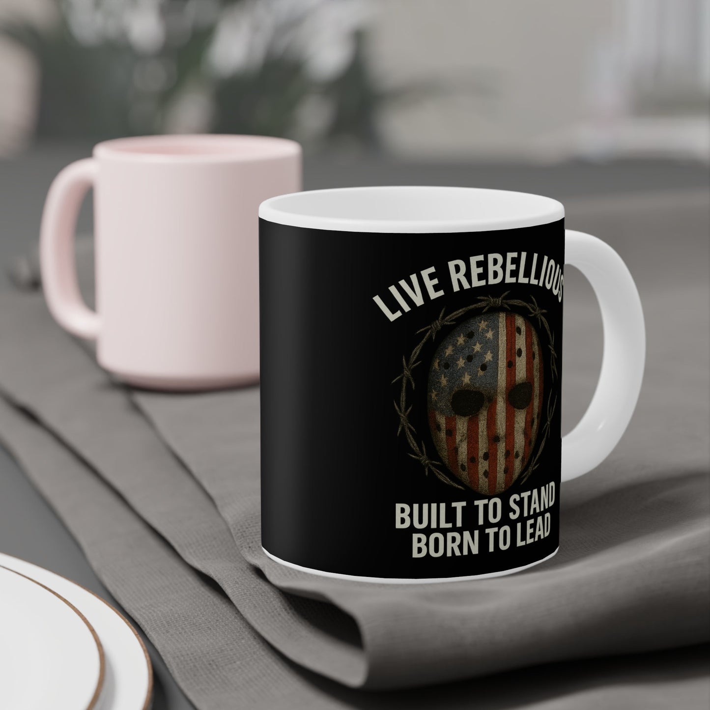 War Ready Live Rebellious Motivational Coffee Mug | Bold Quote Cup for Leaders, Entrepreneurs & Hustlers | Gift for Risk - Takers - Discipline Over Motivation 24/7