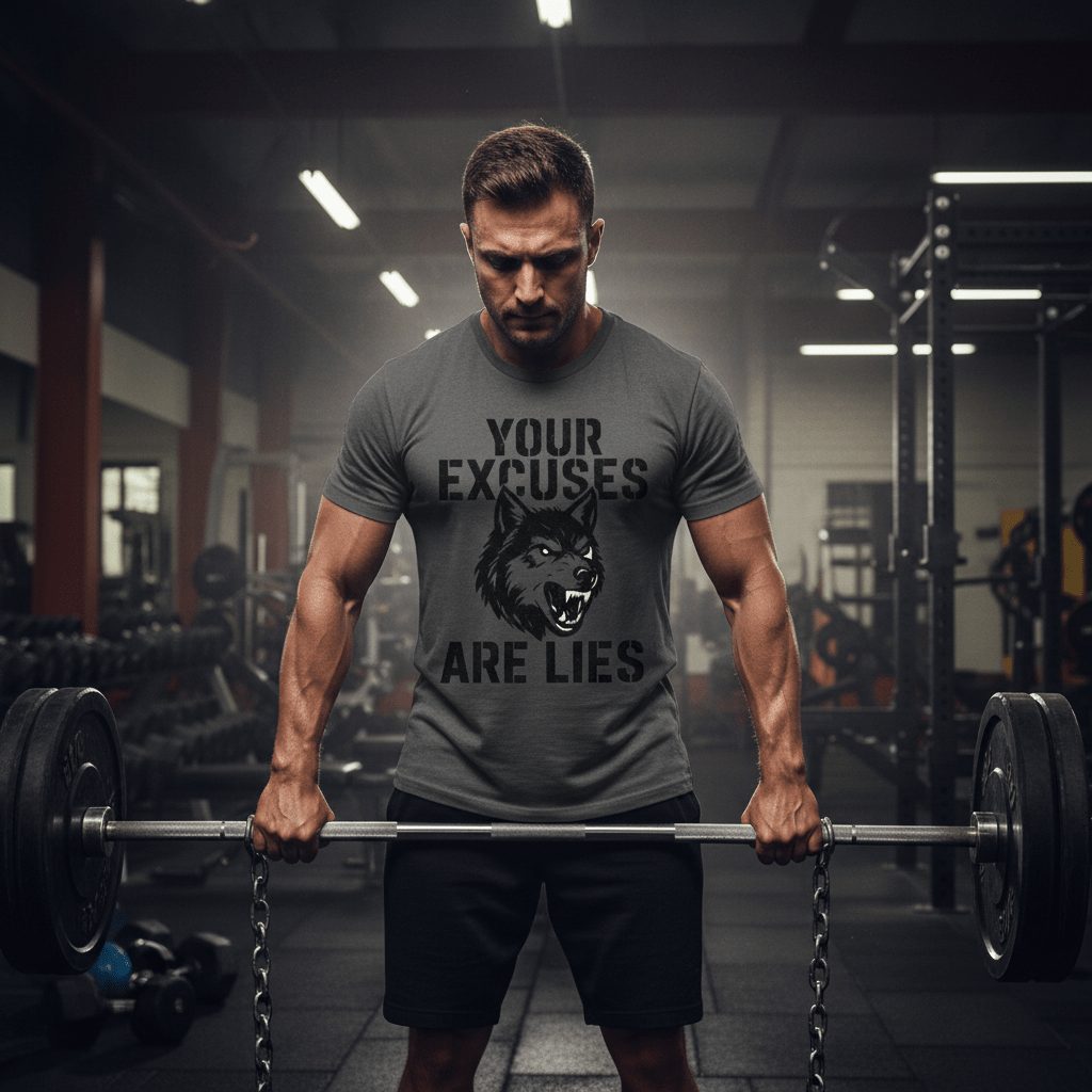 YOUR EXCUSES ARE LIES BLACK EDITION - Discipline Over Motivation 24/7