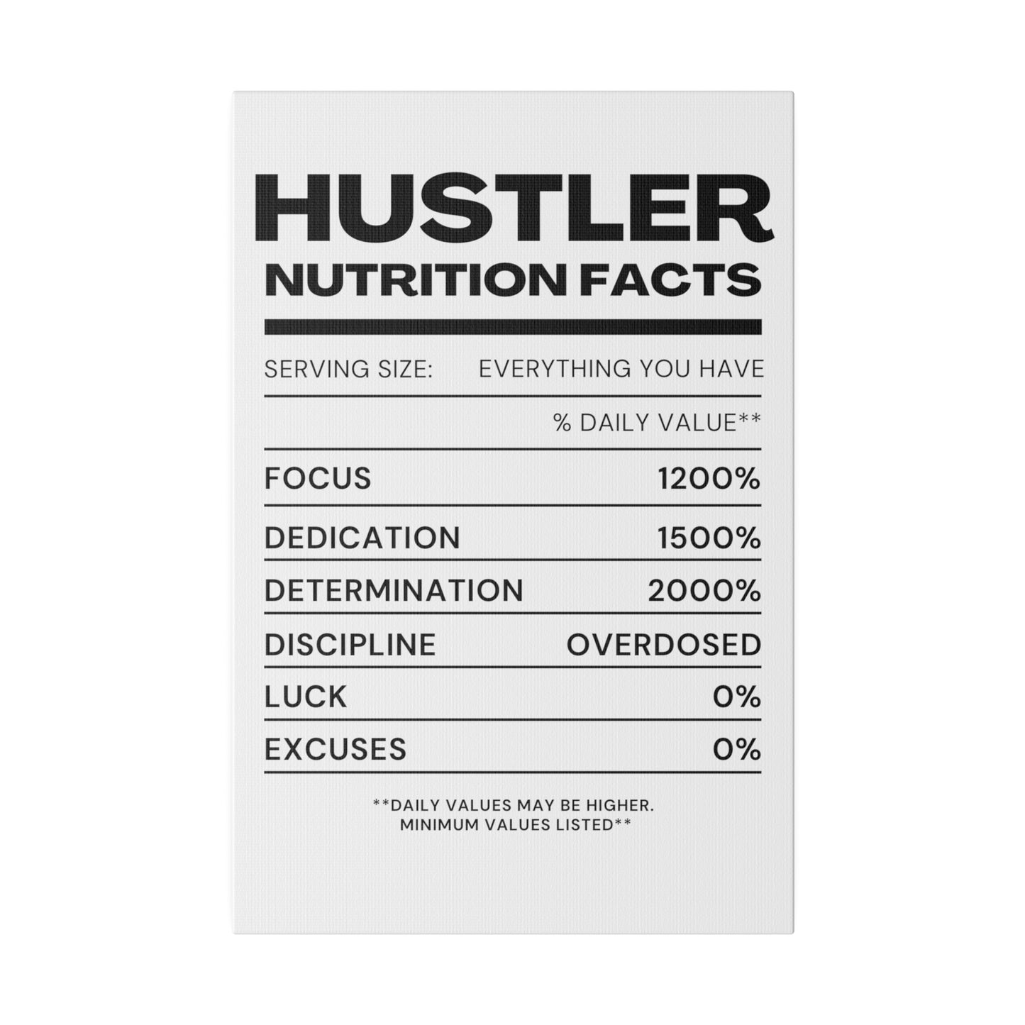 The Hustler Canvas - Discipline Over Motivation 247