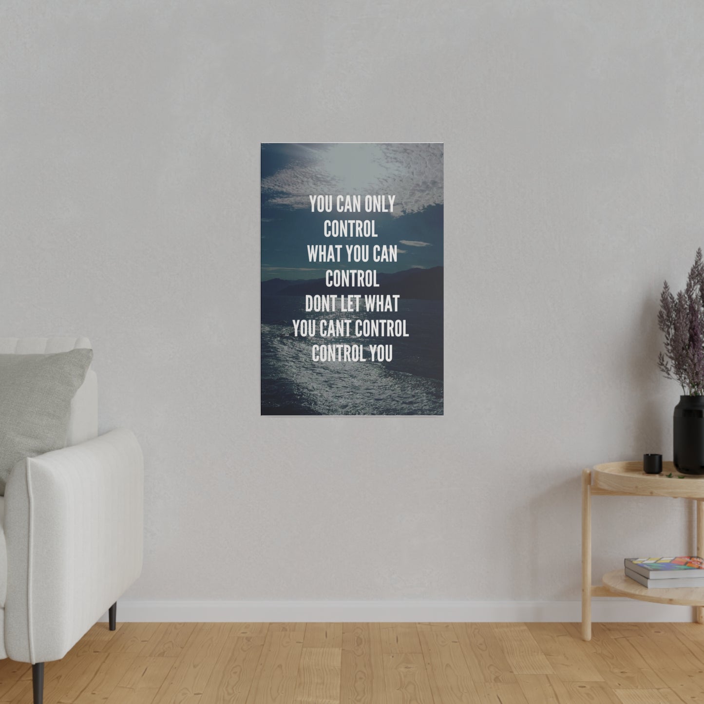 Jalisco Mountains Meet Water Motivational Art | Inspirational Quote | Wall Decor | Print Options - Discipline Over Motivation 247