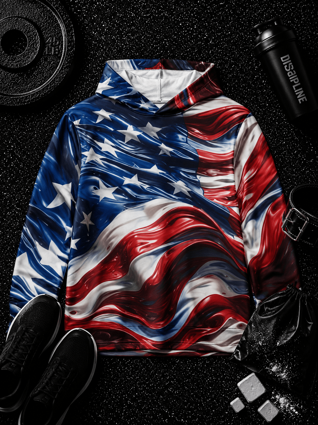 250 Years American Pride — UPF 50+ Patriot Edition - Discipline Over Motivation 24/7