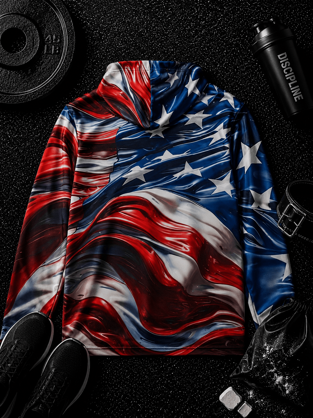 250 Years American Pride — UPF 50+ Patriot Edition - Discipline Over Motivation 24/7