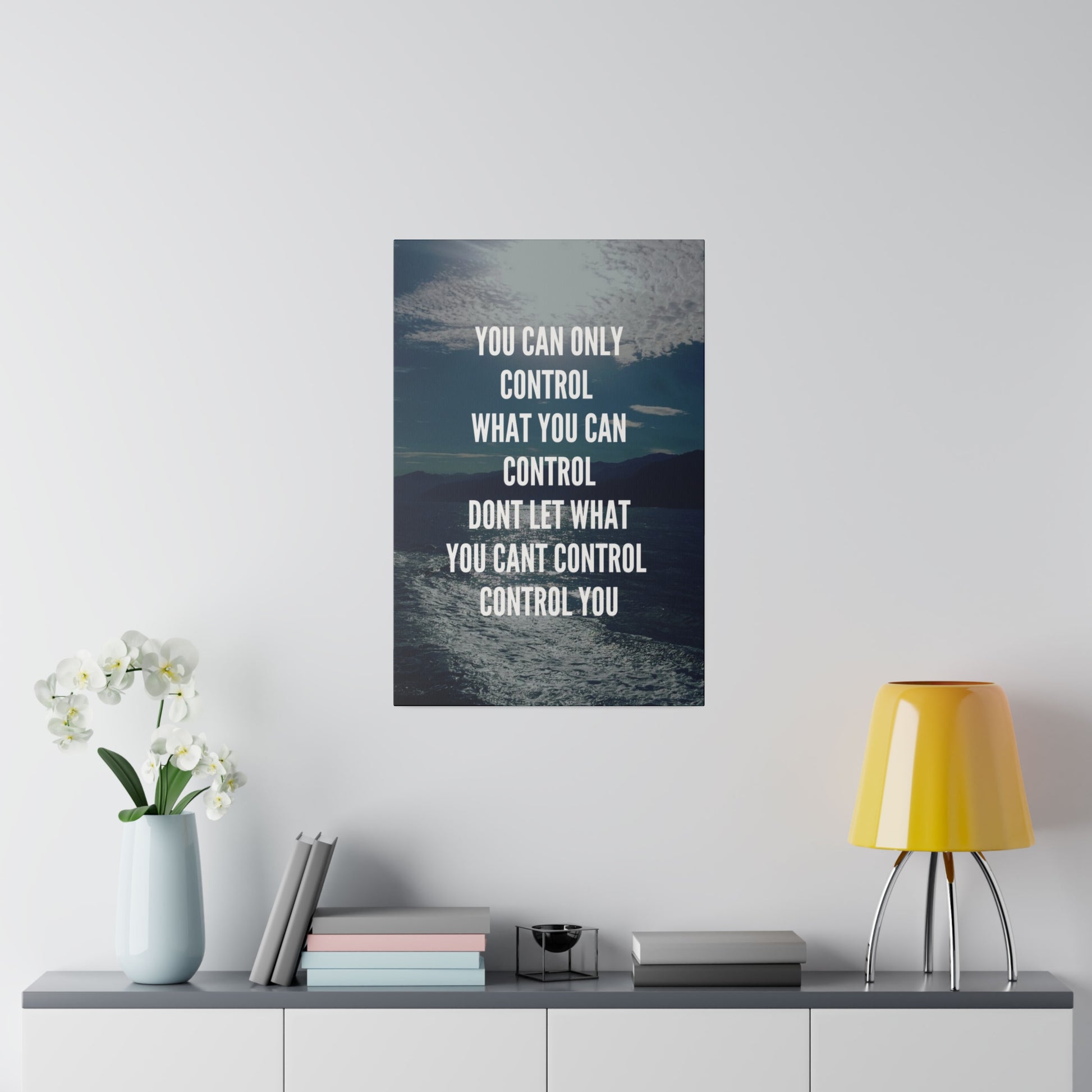 Jalisco Mountains Meet Water Motivational Art | Inspirational Quote | Wall Decor | Print Options - Discipline Over Motivation 247