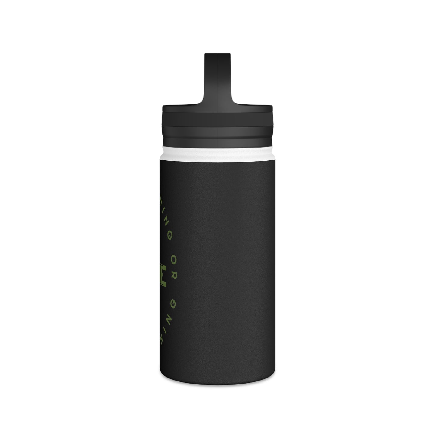 OD Green &amp; Black “Hold The Line” Customizable Stainless Steel Water Bottle