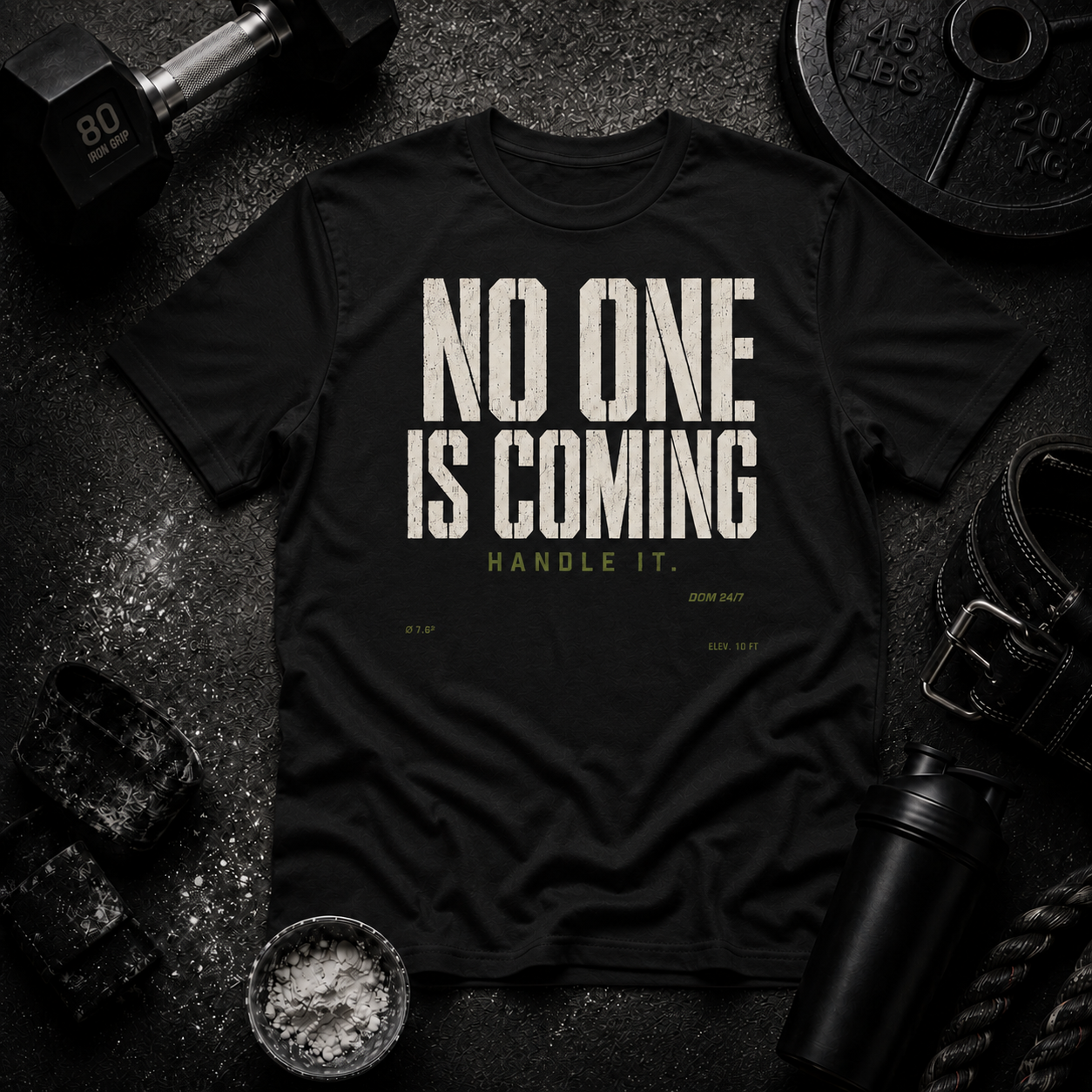 No One Is Coming. Handle It.