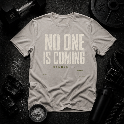 No One Is Coming. Handle It.
