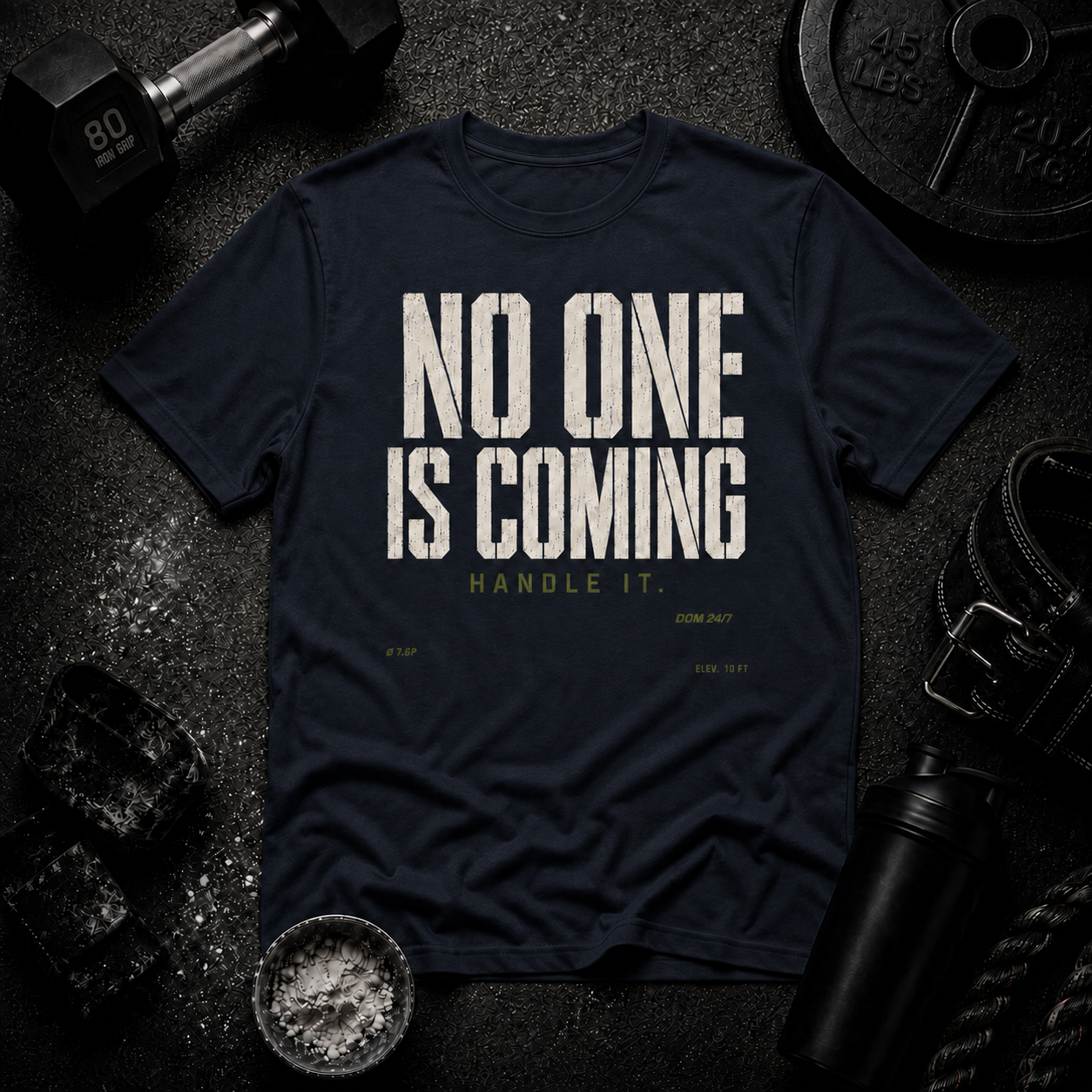 No One Is Coming. Handle It.