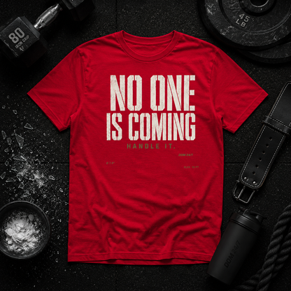 No One Is Coming. Handle It.