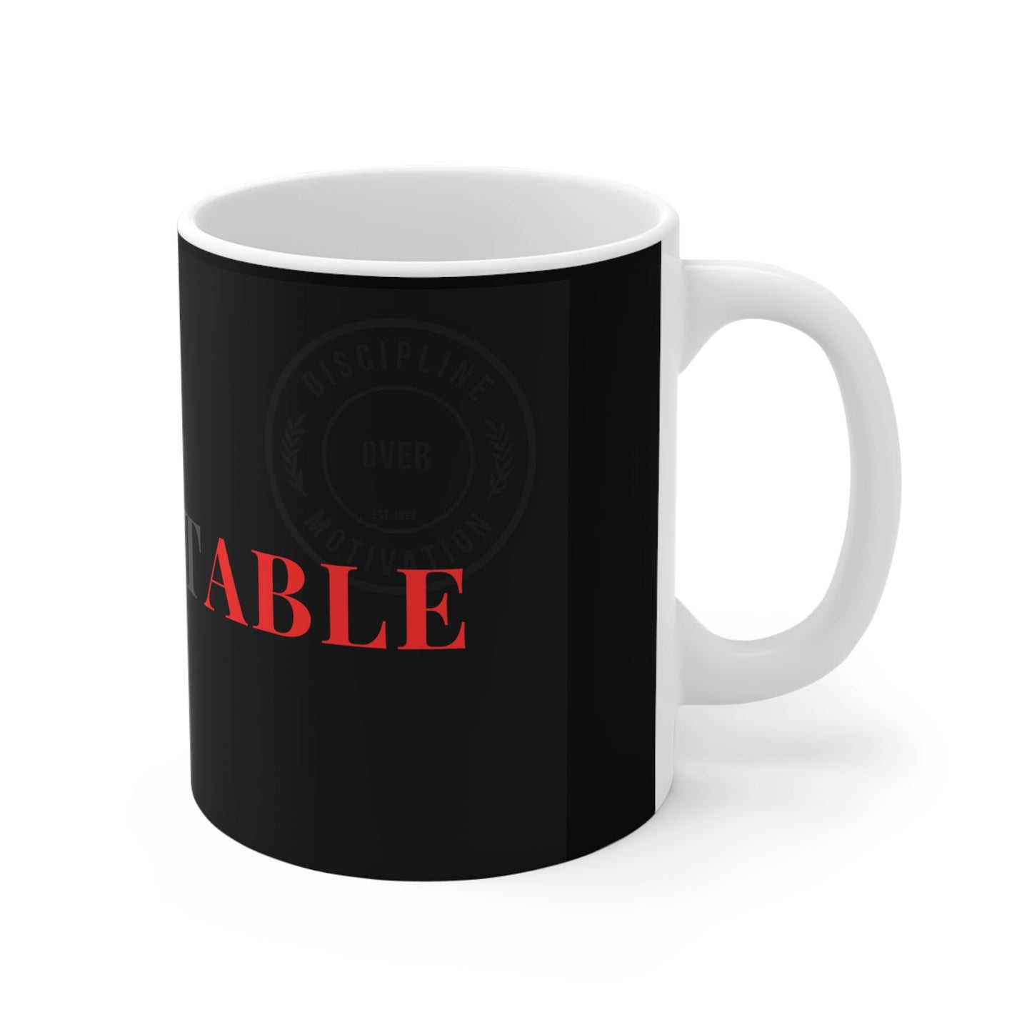 Accountable Mug - Discipline Over Motivation 247